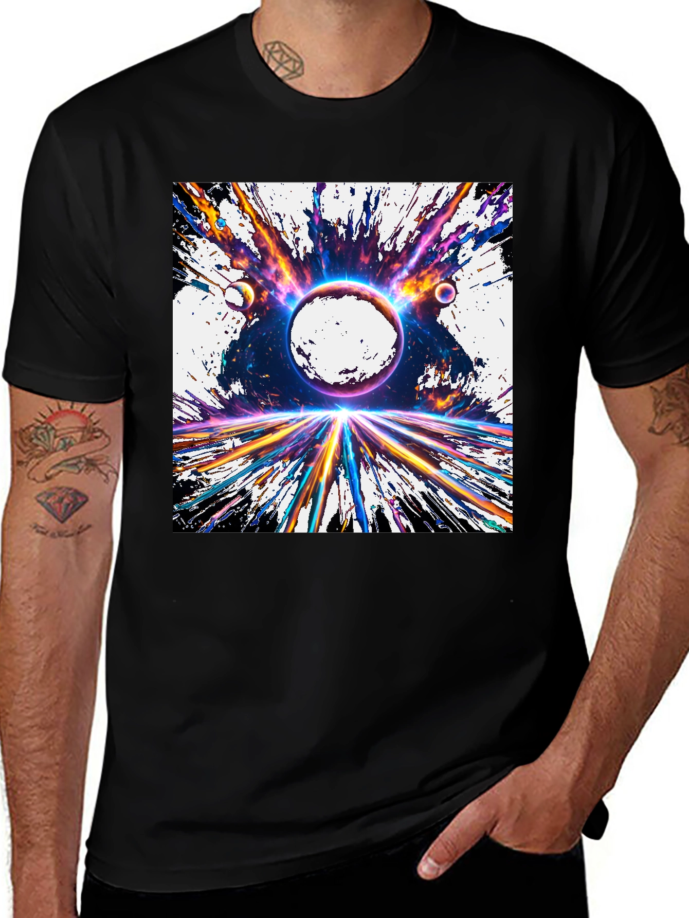 Variant 30 of Space Explosion Graphic Tee