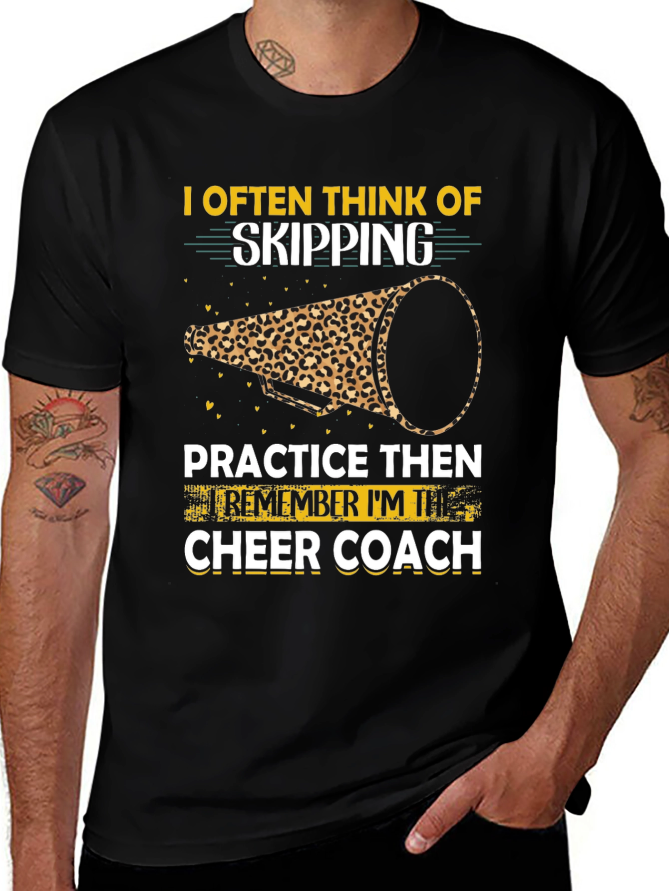 Variant 15 of Cheer Coach T-Shirt - Skipping Practice