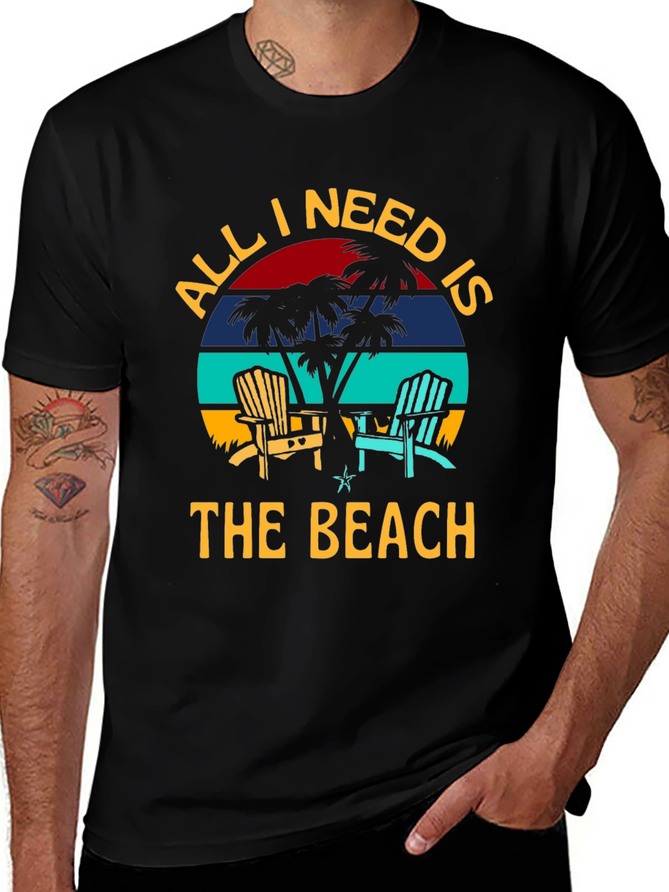 Variant 30 of All I Need is the Beach T-Shirt