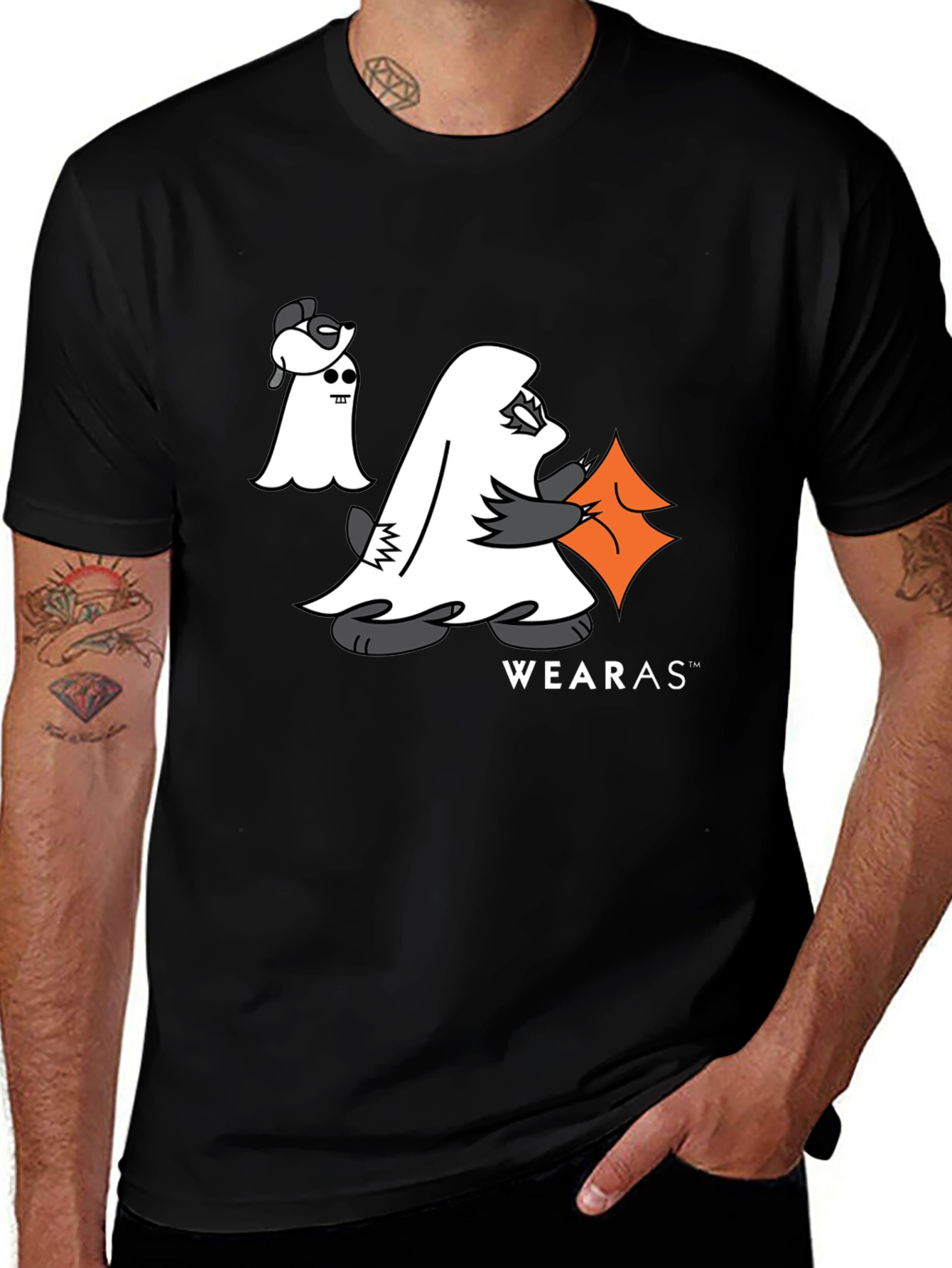 Variant 3 of Wearas Ghost Graphic Tee