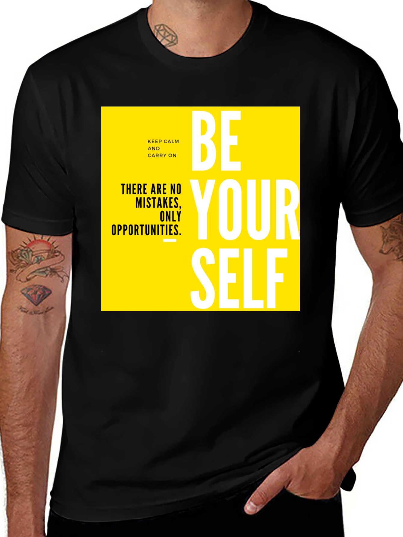 Variant 3 of Motivational Be Yourself Graphic Tee