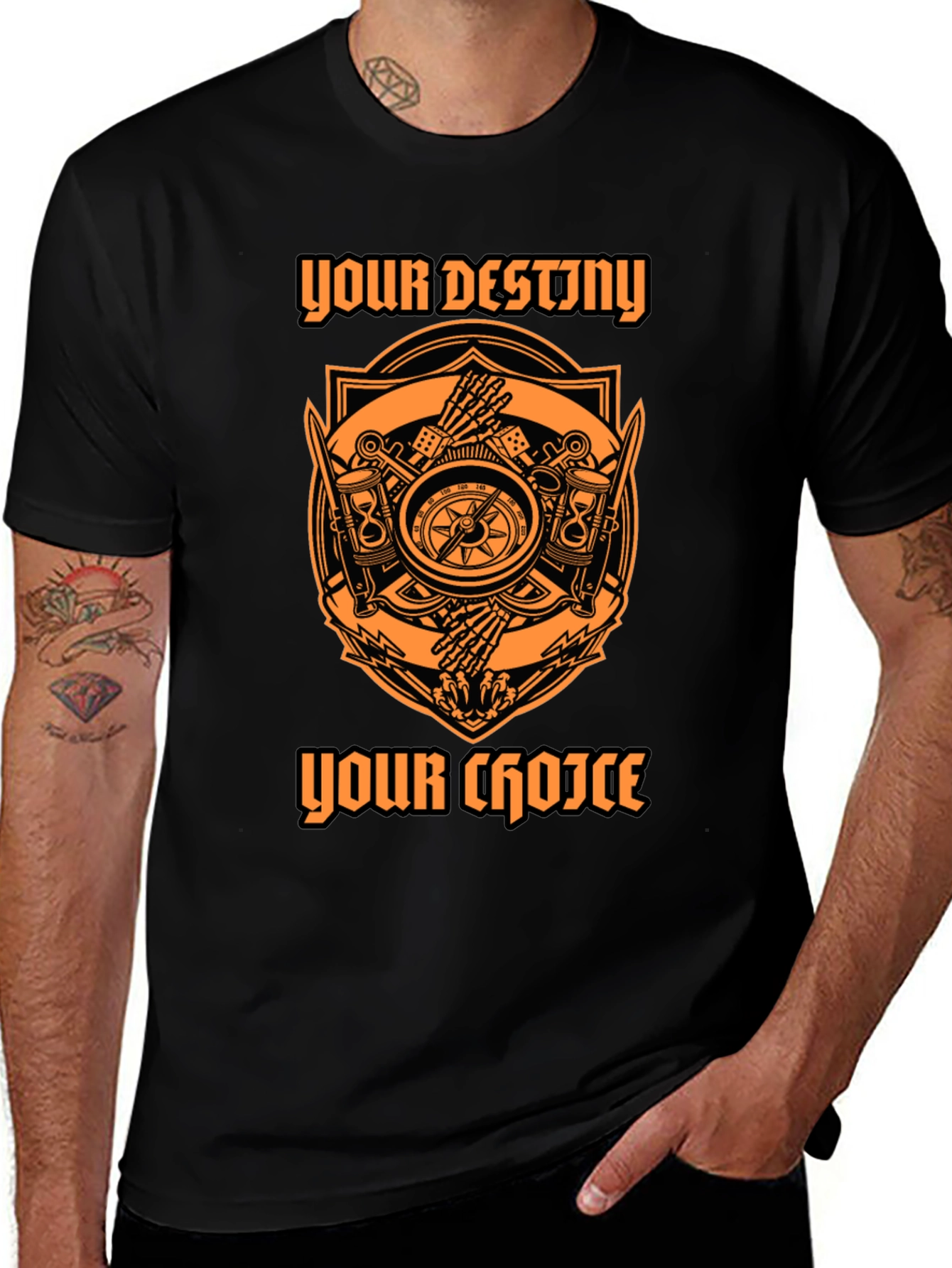 Black Destiny Choice Graphic Tee - Black main image