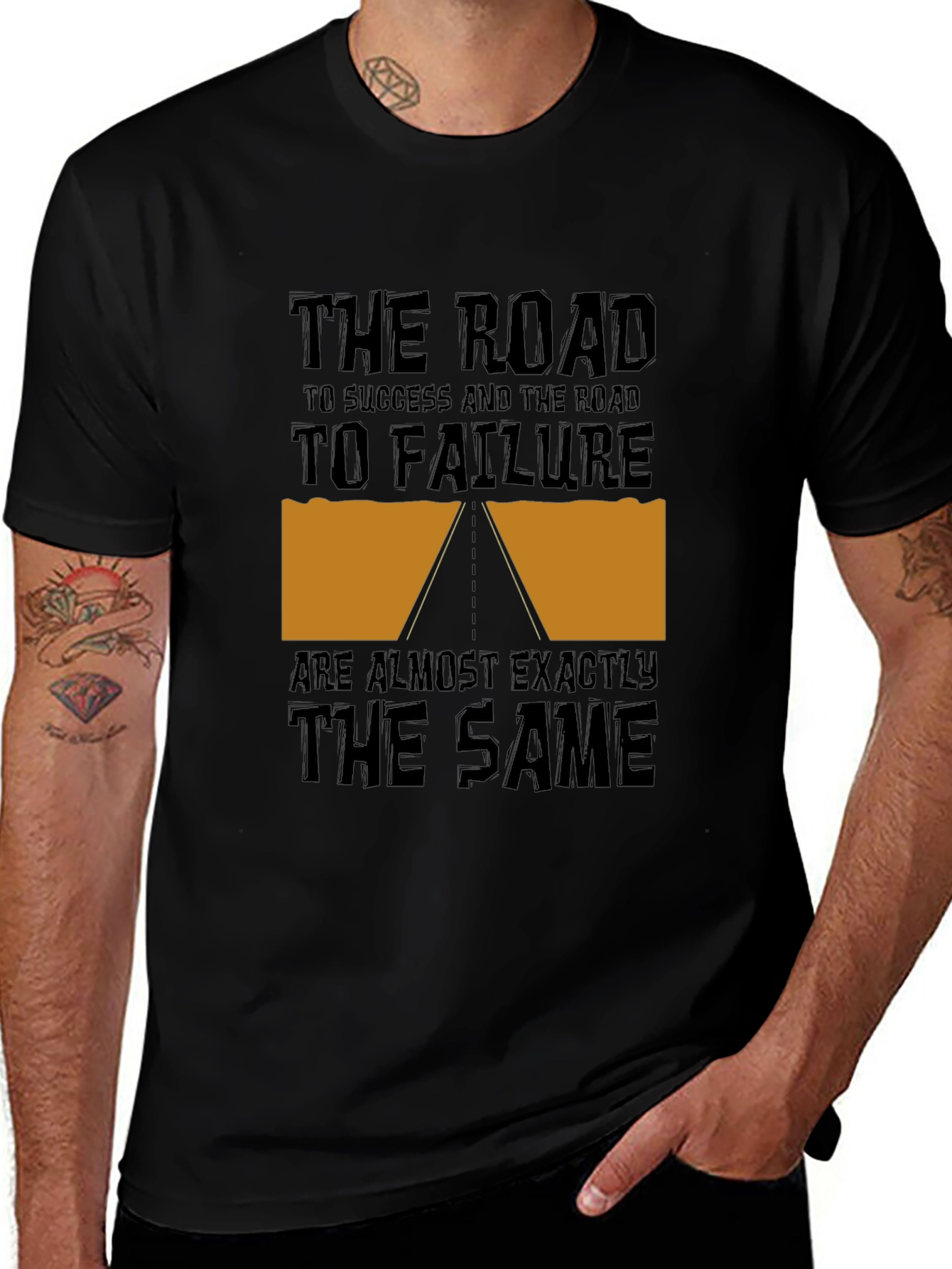 Variant 23 of The Road T-Shirt: Success & Failure