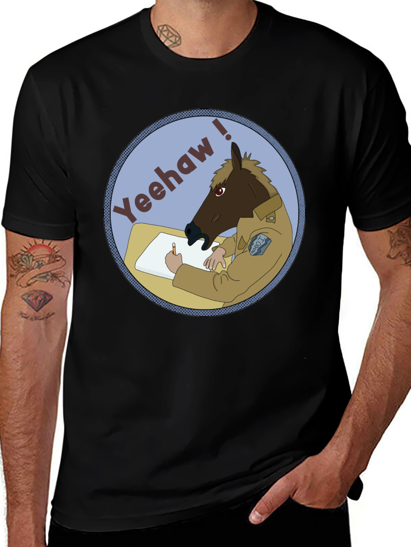 Variant 14 of Yeehaw Horse T-Shirt - Funny Graphic Tee