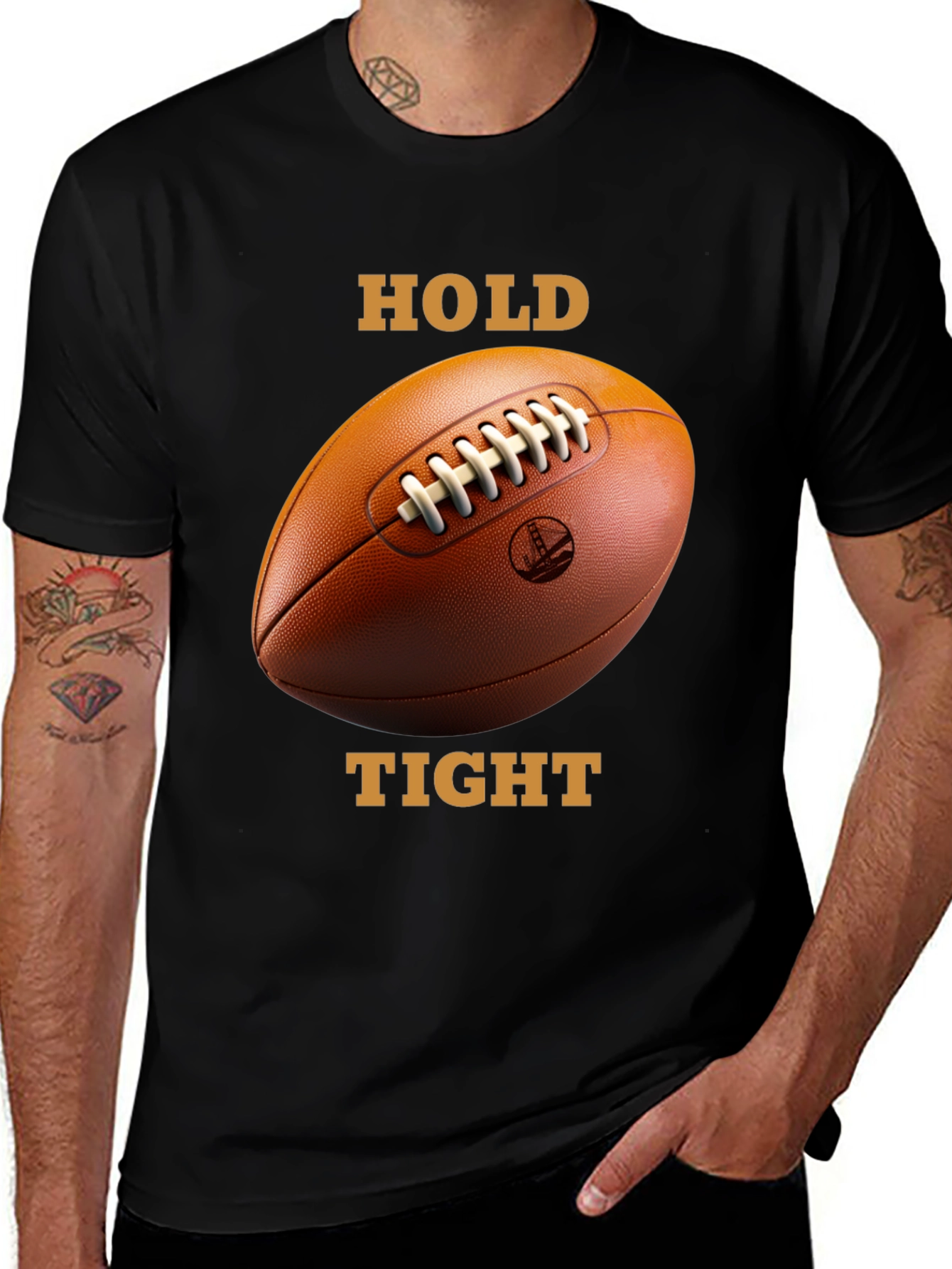 Variant 19 of Hold Tight Football T-Shirt