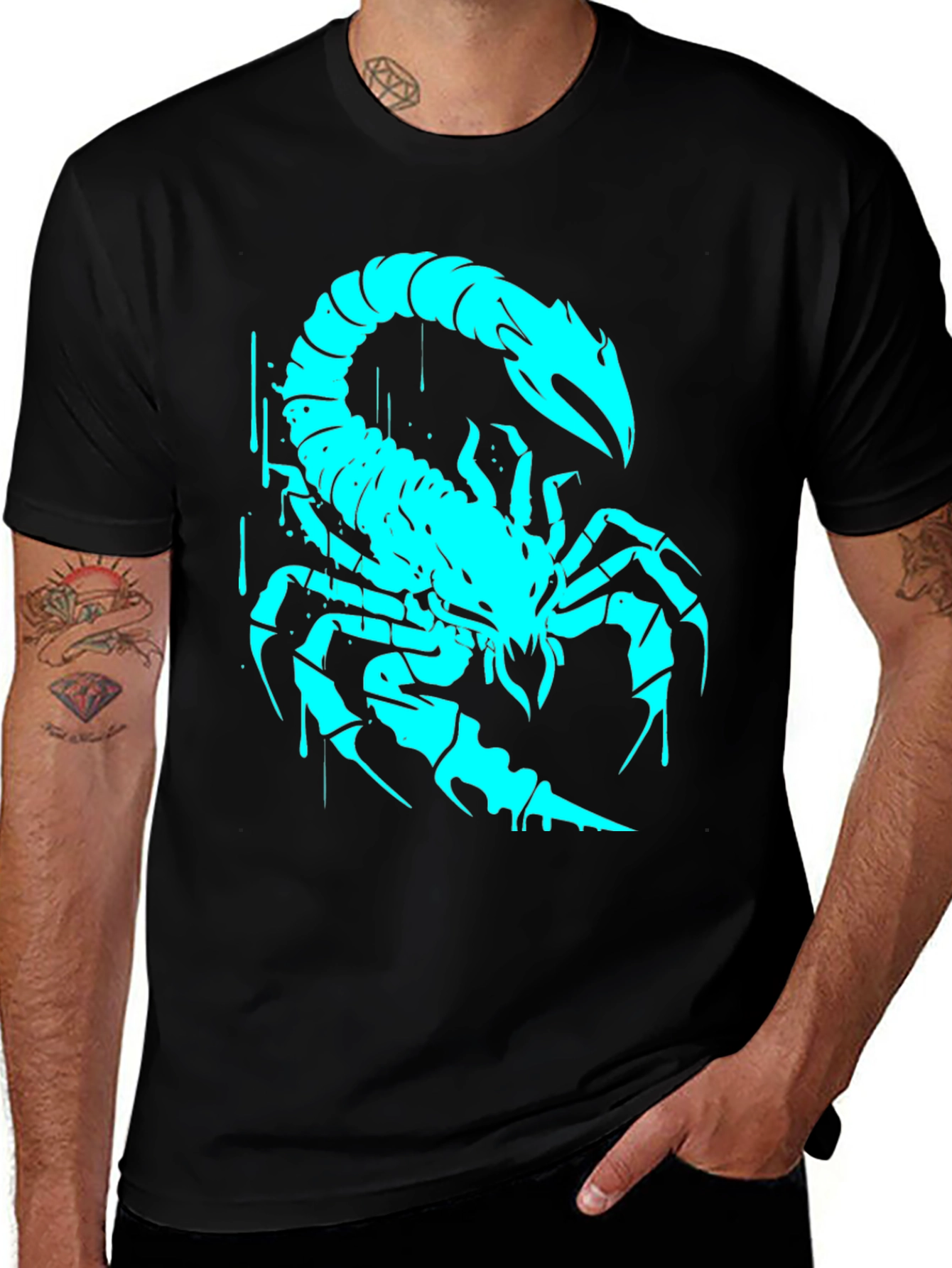 Variant 6 of Scorpion Graphic Tee - Black