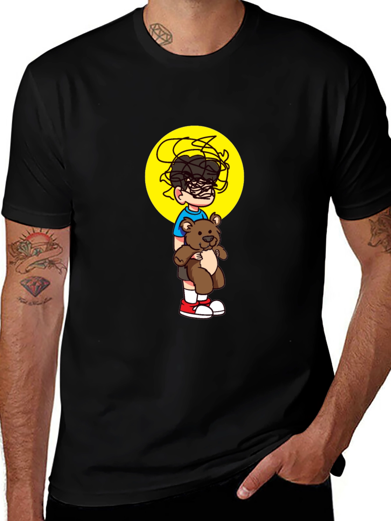 Variant 11 of Boy with Teddy Graphic Tee