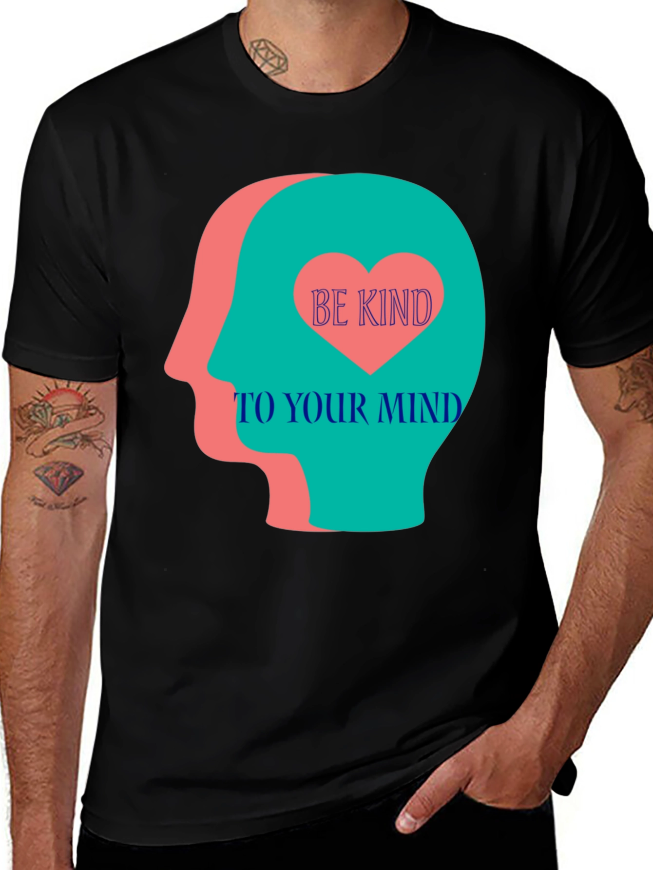 Variant 3 of Be Kind To Your Mind Graphic Tee
