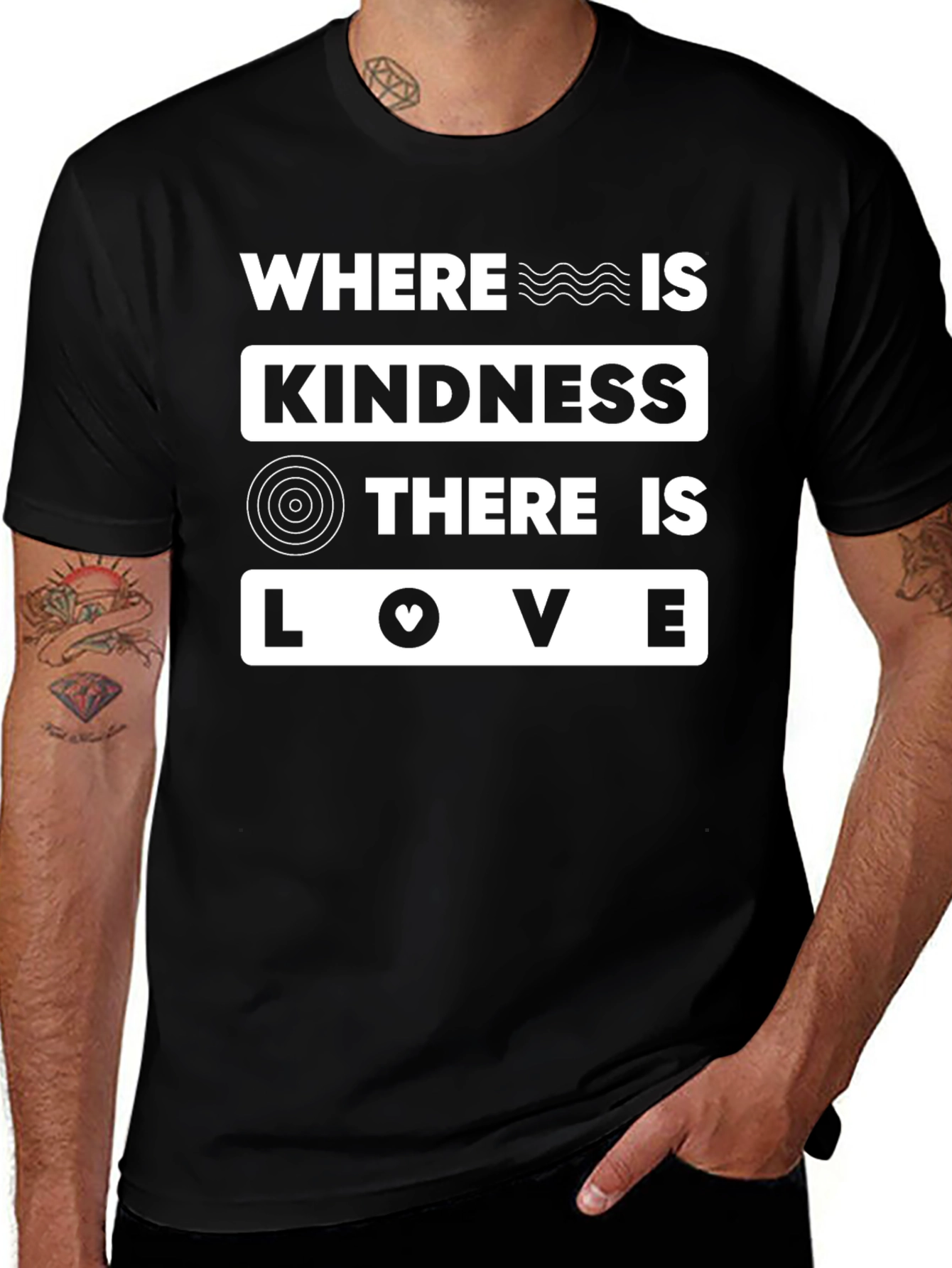 Variant 26 of Kindness and Love Graphic T-Shirt