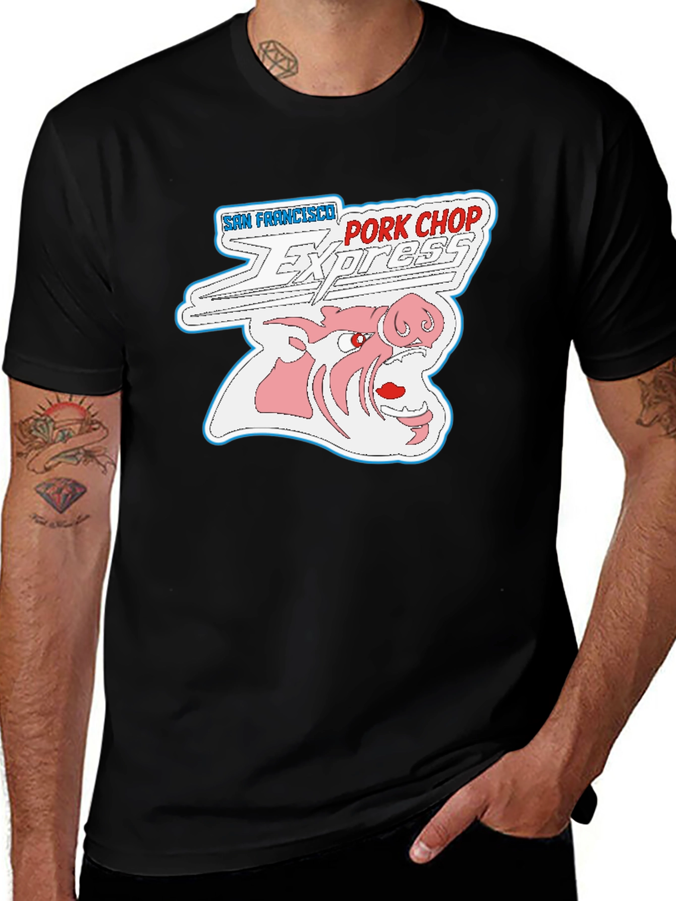 Variant 30 of San Francisco Pork Chop Express T-Shirt