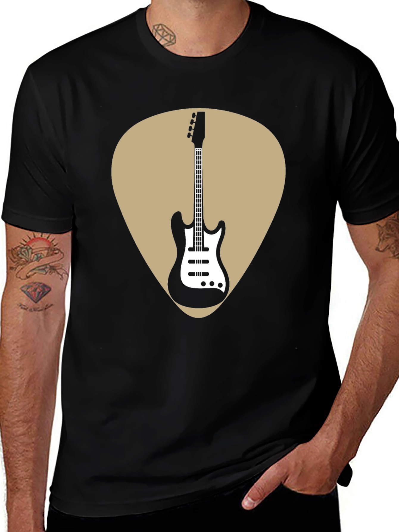 Variant 6 of Guitar Pick T-Shirt - Music Lover Tee