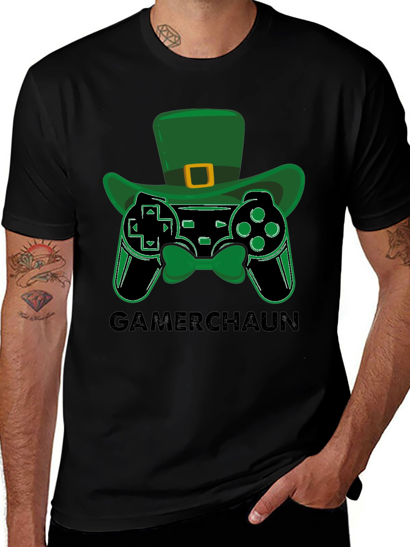 Gamerchaun T-Shirt - St. Patrick's Day Gaming Tee