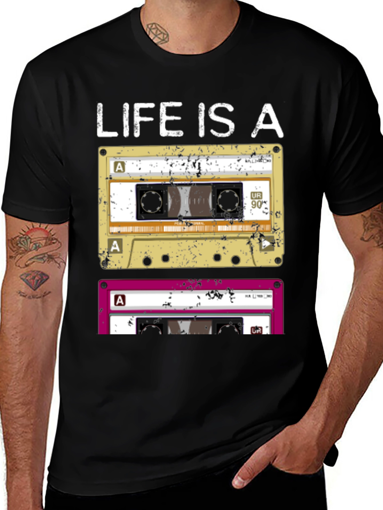 Variant 7 of Life Is A Mixtape Graphic Tee