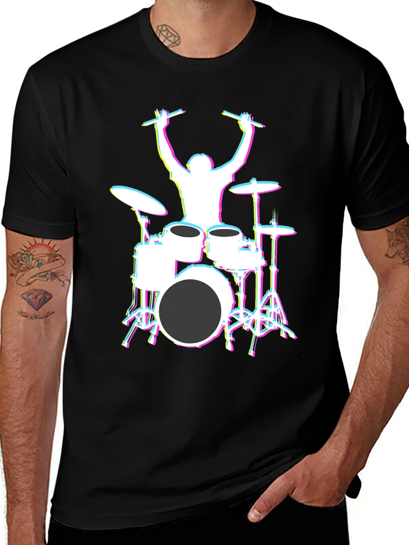 Variant 28 of Drummer Graphic T-Shirt
