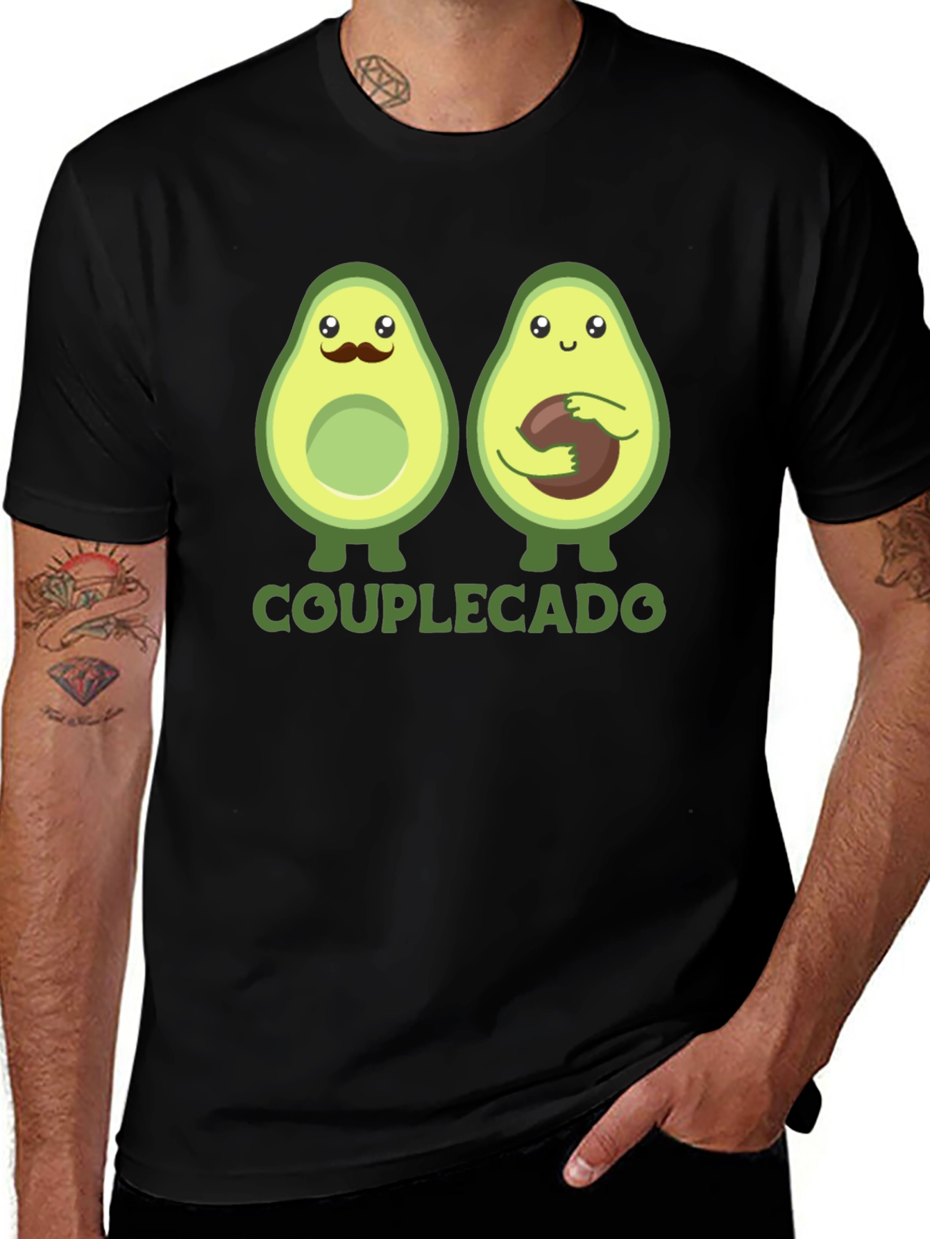Variant 20 of Couplecado Avocado Graphic T-Shirt