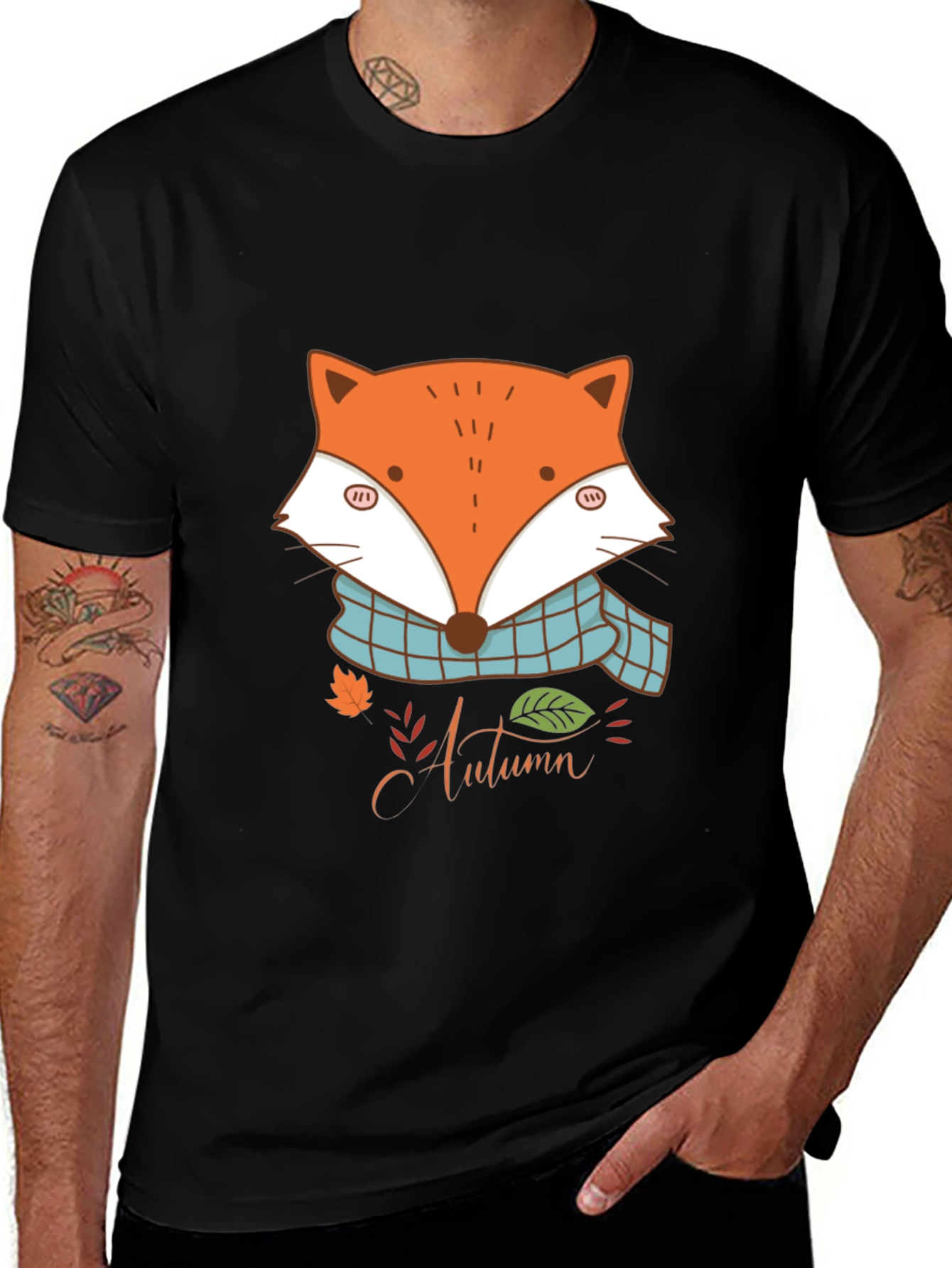 Variant 19 of Autumn Fox Graphic T-Shirt