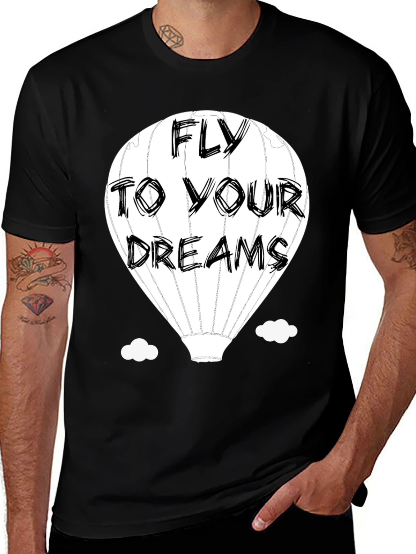 Variant 19 of Fly To Your Dreams Graphic Tee