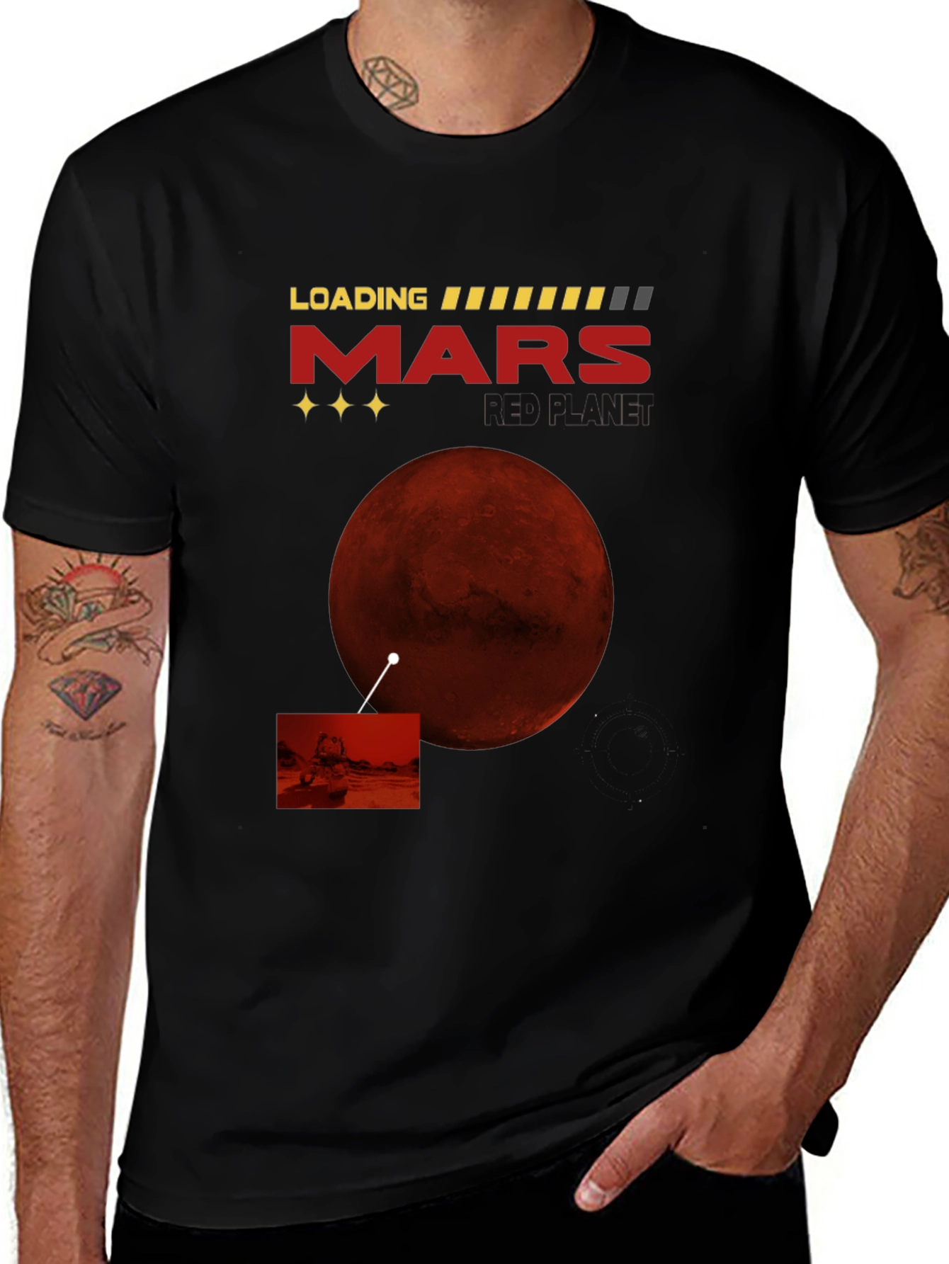 Loading Mars Graphic T-Shirt - Space Exploration Tee