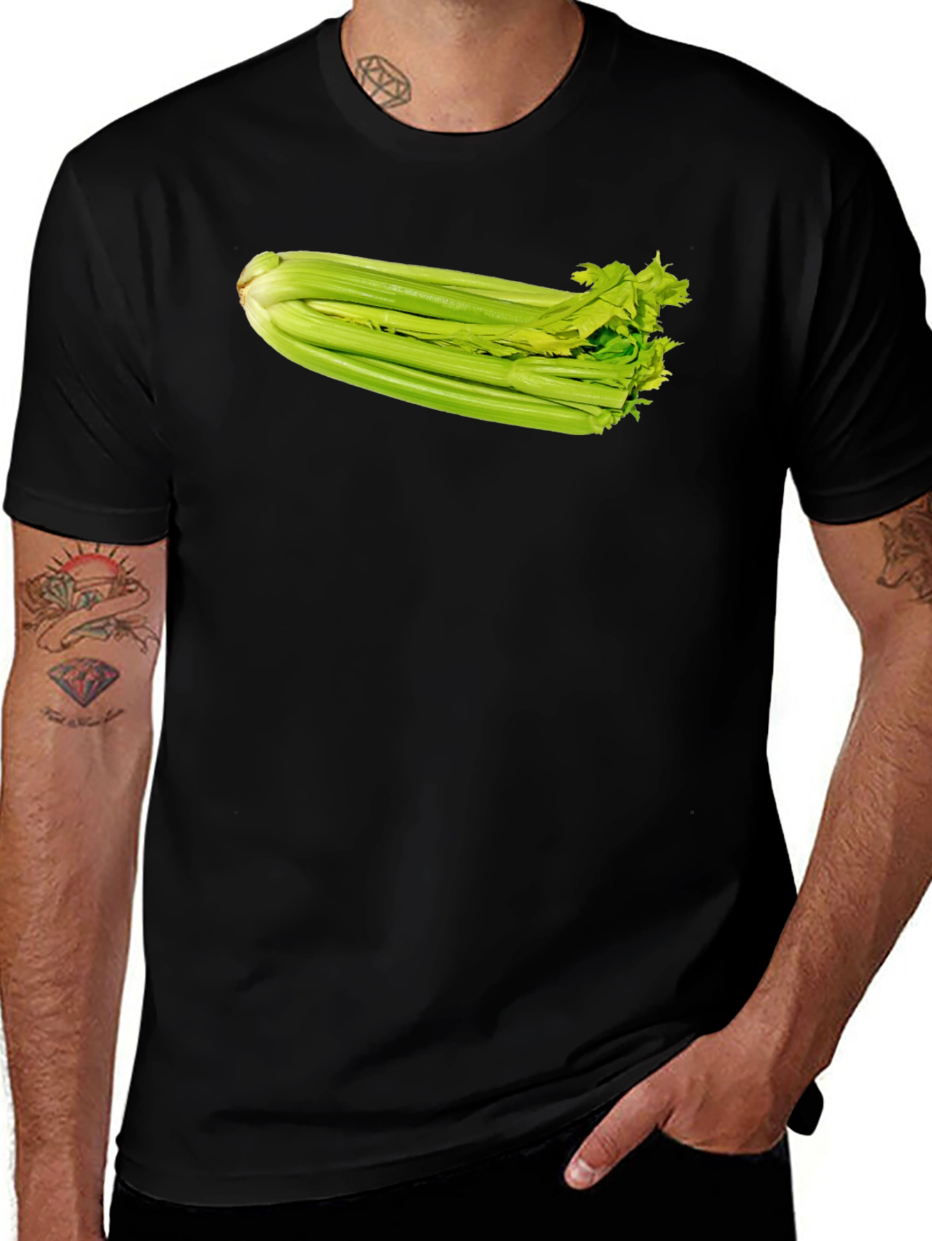Variant 26 of Celery T-Shirt - Funny Vegetarian Tee