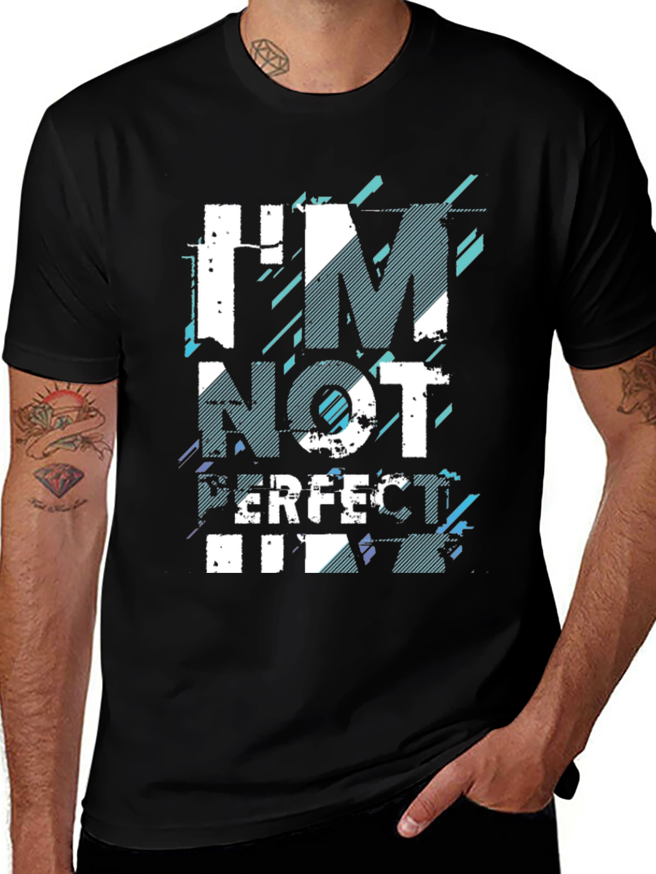 Variant 27 of I'm Not Perfect Graphic T-Shirt