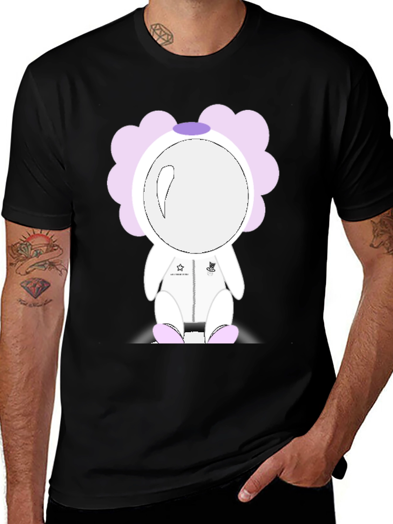 Variant 24 of Astronaut Bear Graphic T-Shirt
