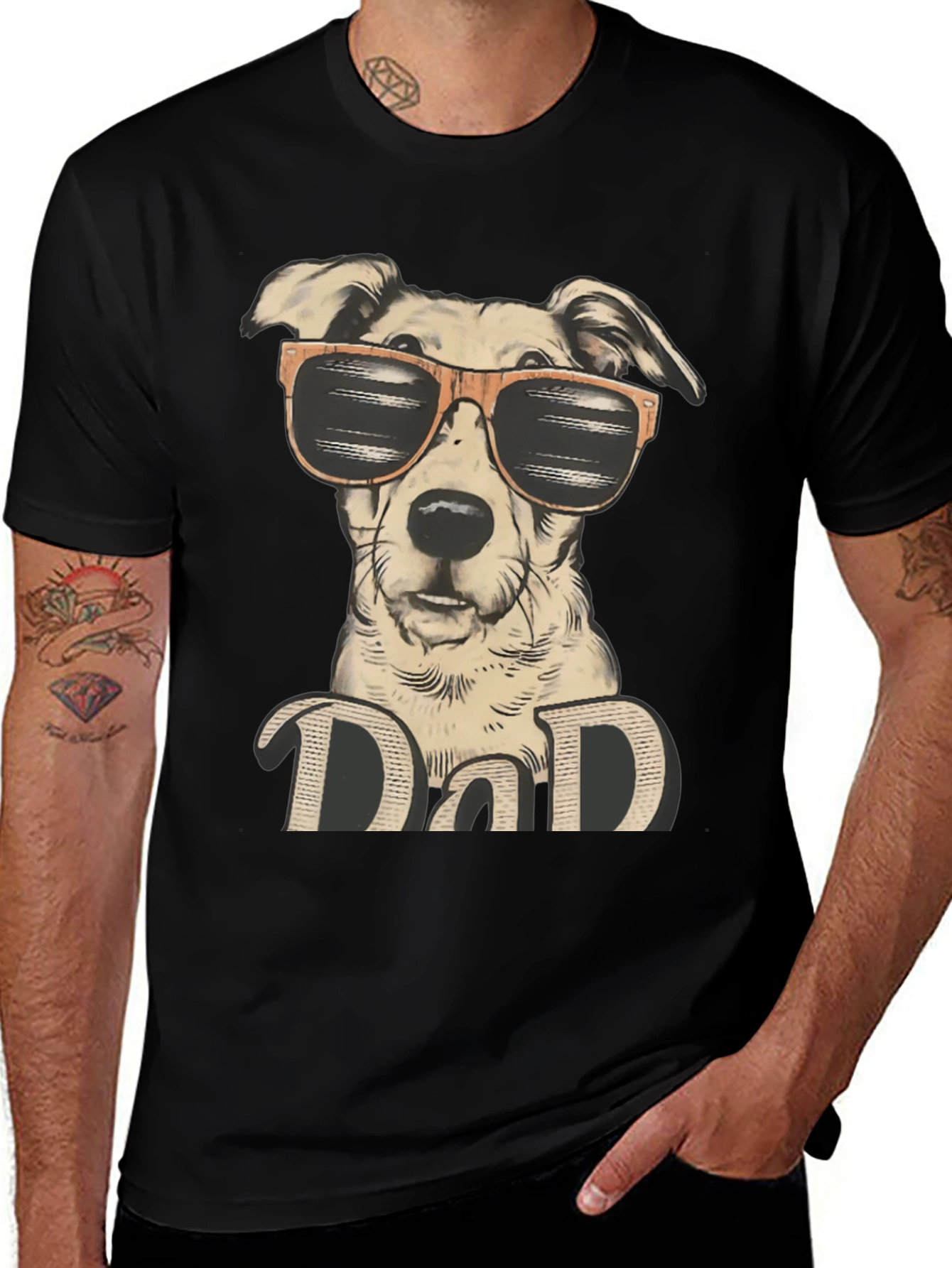 Variant 19 of Cool Dog Dad Graphic T-Shirt