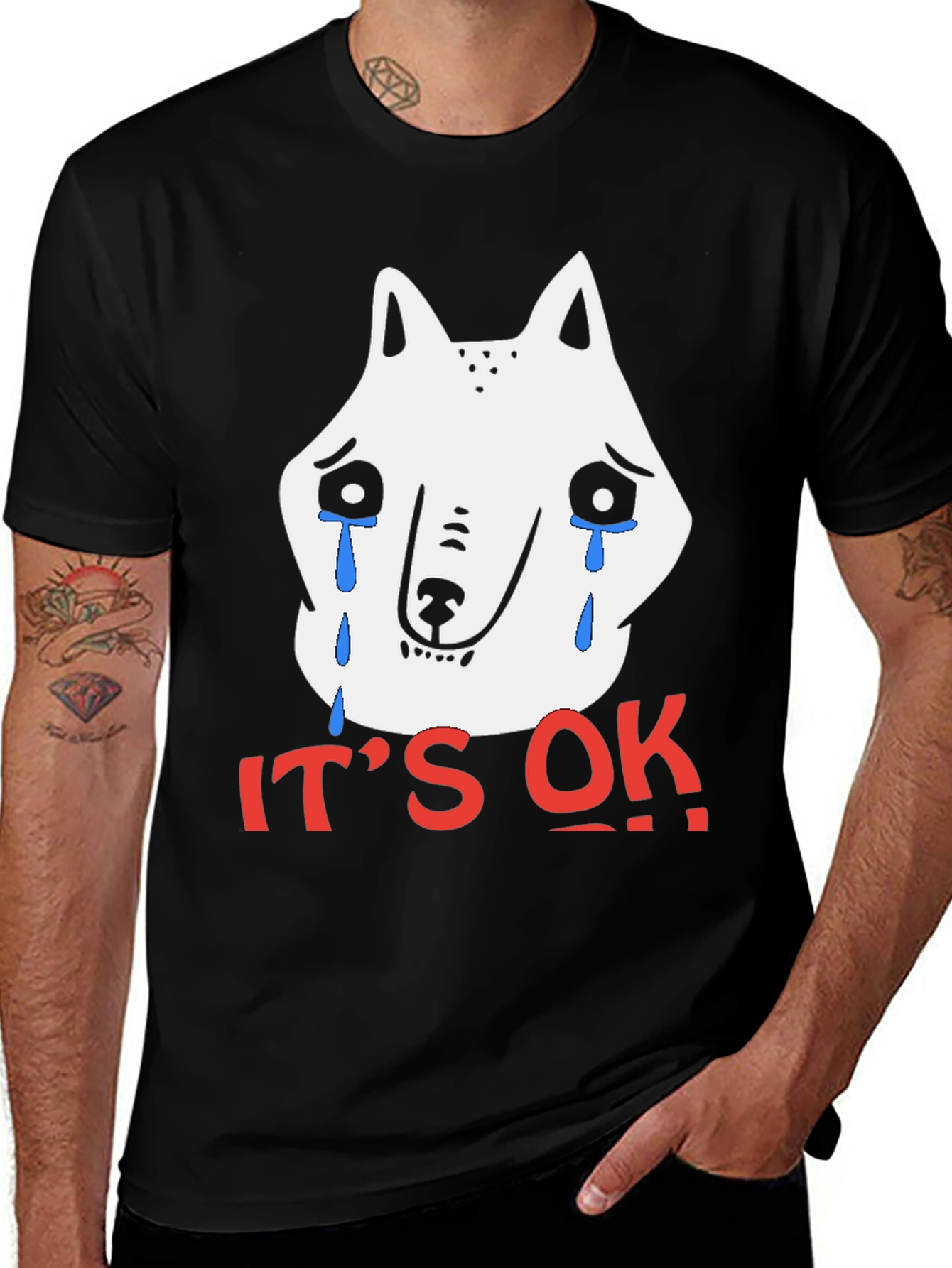 Variant 5 of It's Ok Crying Wolf Graphic T-Shirt