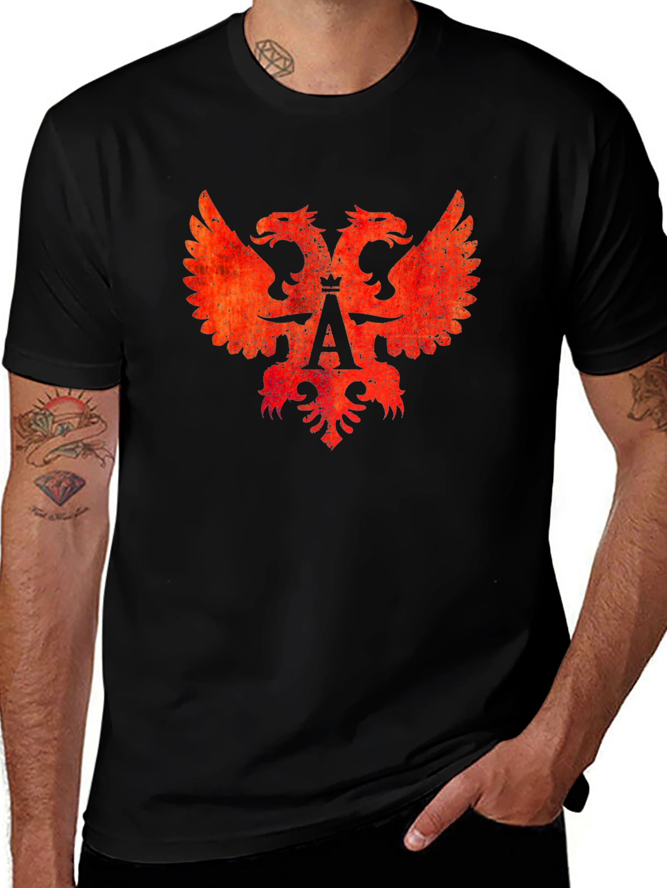 Variant 24 of Double-Headed Eagle Graphic T-Shirt