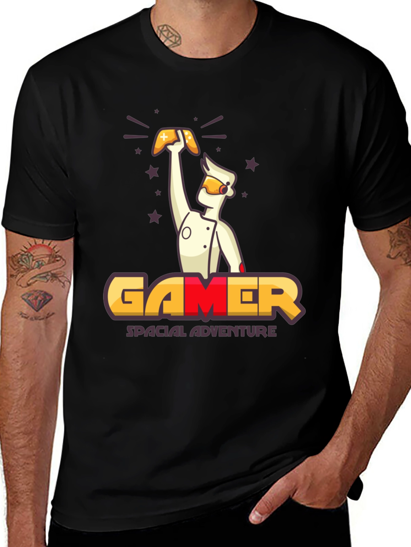 Variant 29 of Gamer T-Shirt - Spatial Adventure