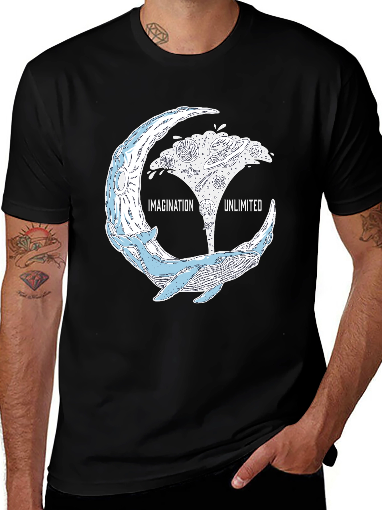 Variant 13 of Imagination Unlimited Whale Graphic Tee