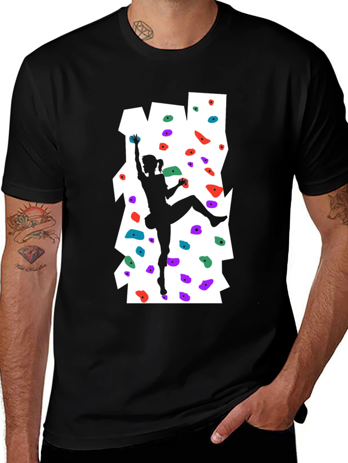 Variant 16 of Climbing Graphic T-Shirt