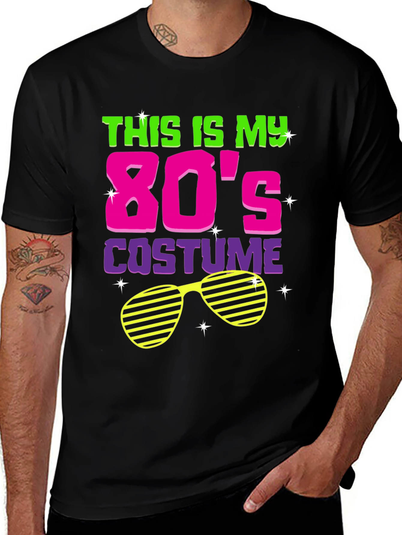 Variant 5 of Retro 80s Costume T-Shirt