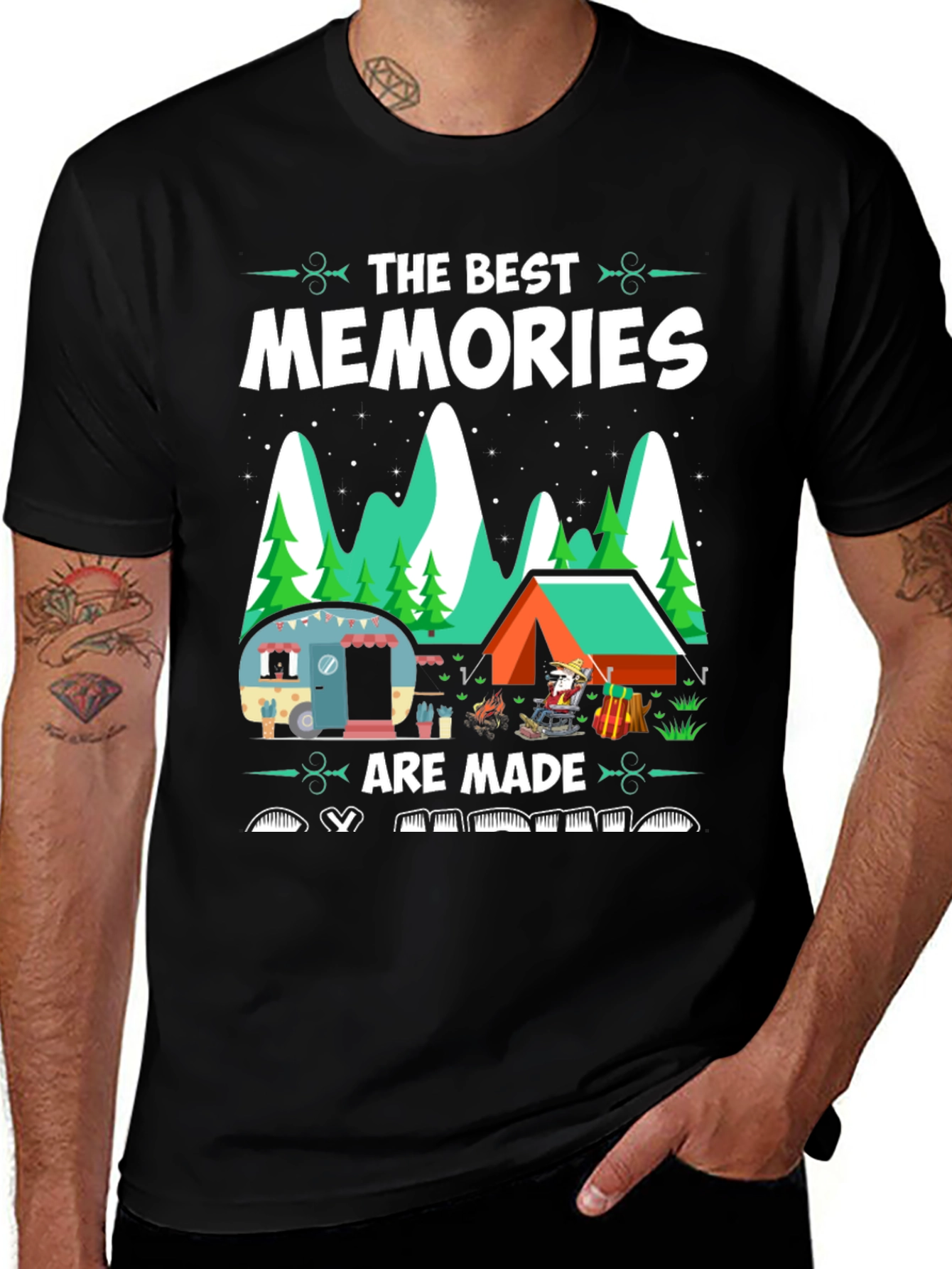 Variant 21 of The Best Memories Camping T-Shirt