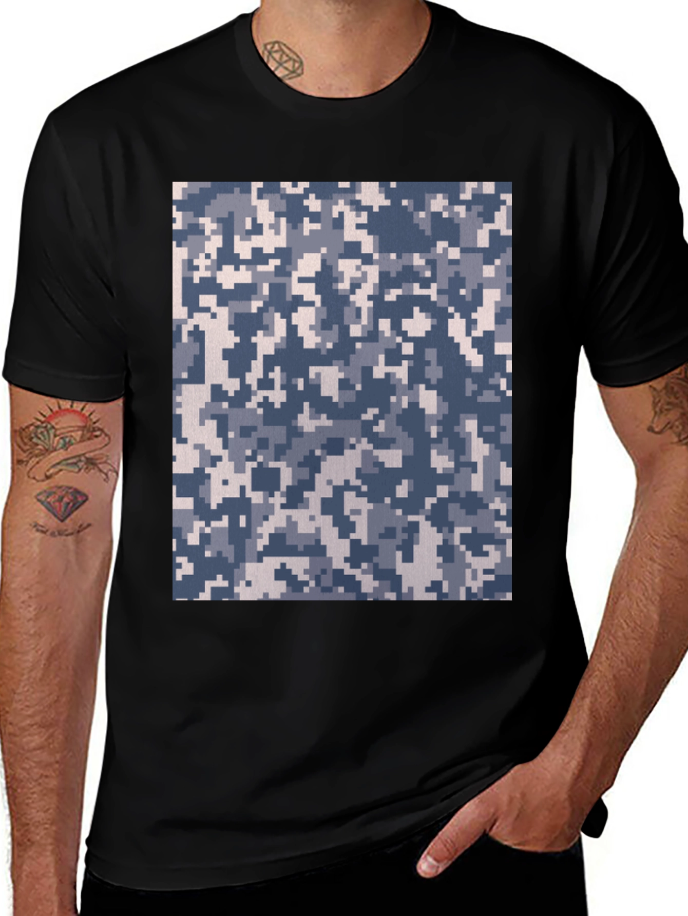 Variant 25 of Camouflage Pattern Tee - Urban Style