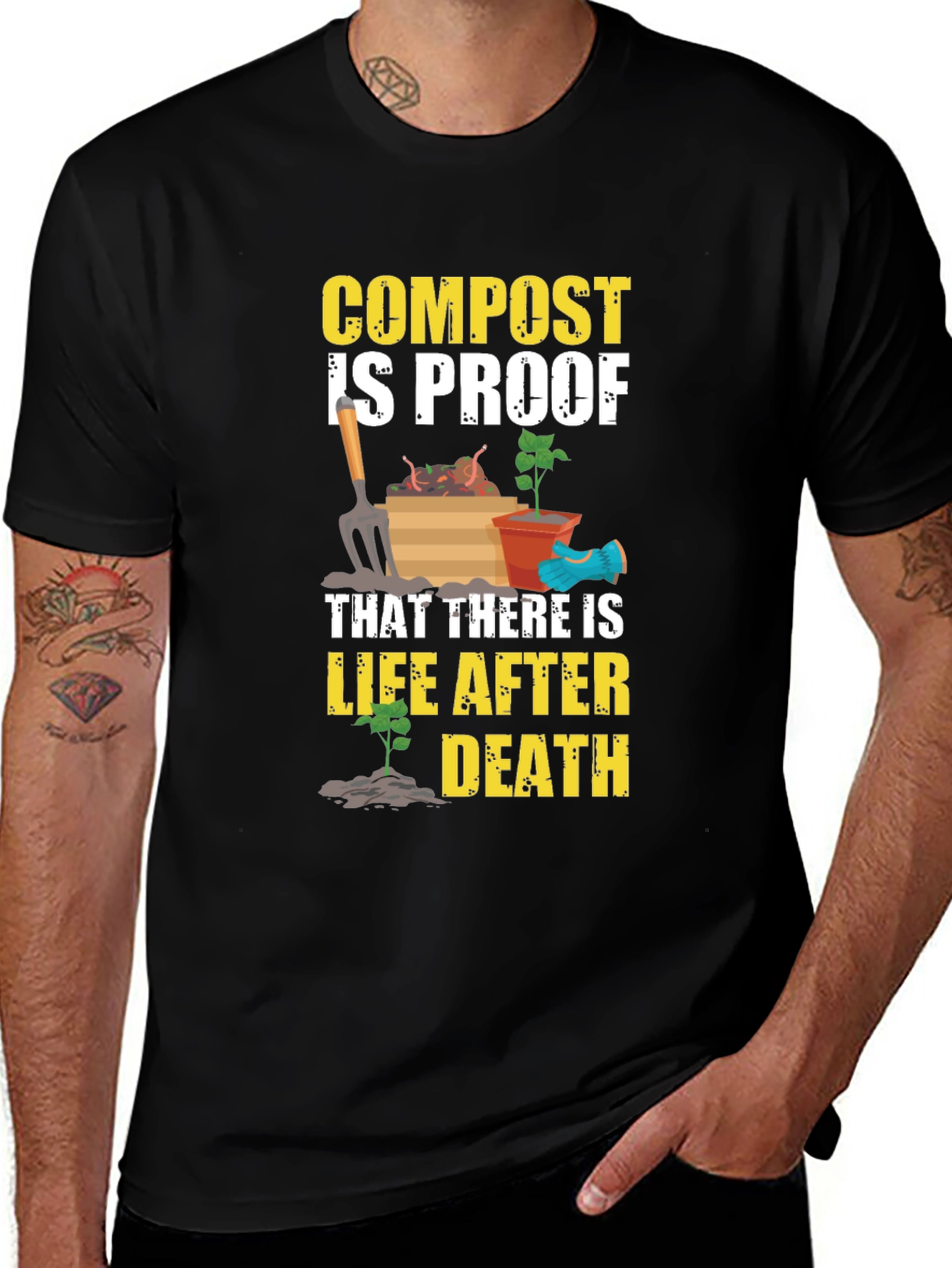 Variant 3 of Compost is Proof Graphic T-Shirt