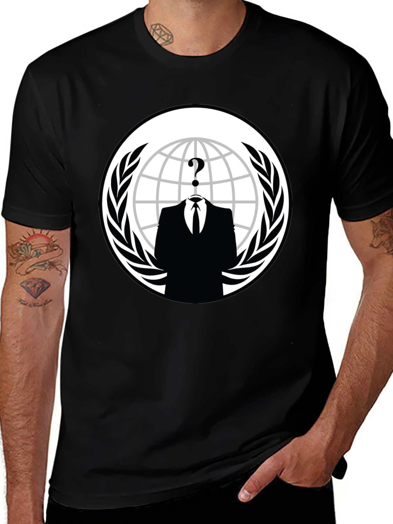 Question Mark Suit Tee