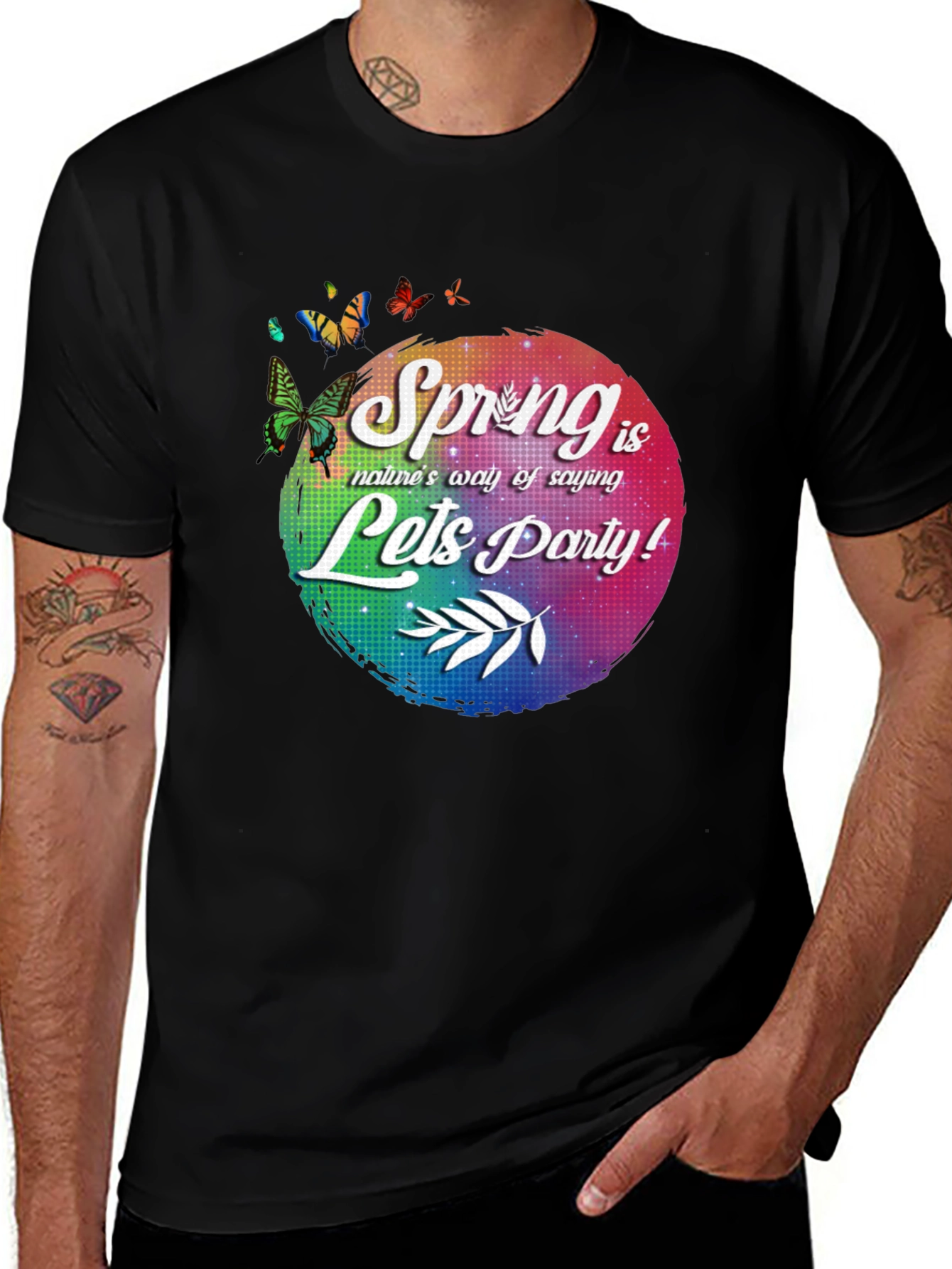 Variant 12 of Spring is Nature's Way T-Shirt - Let's Party!