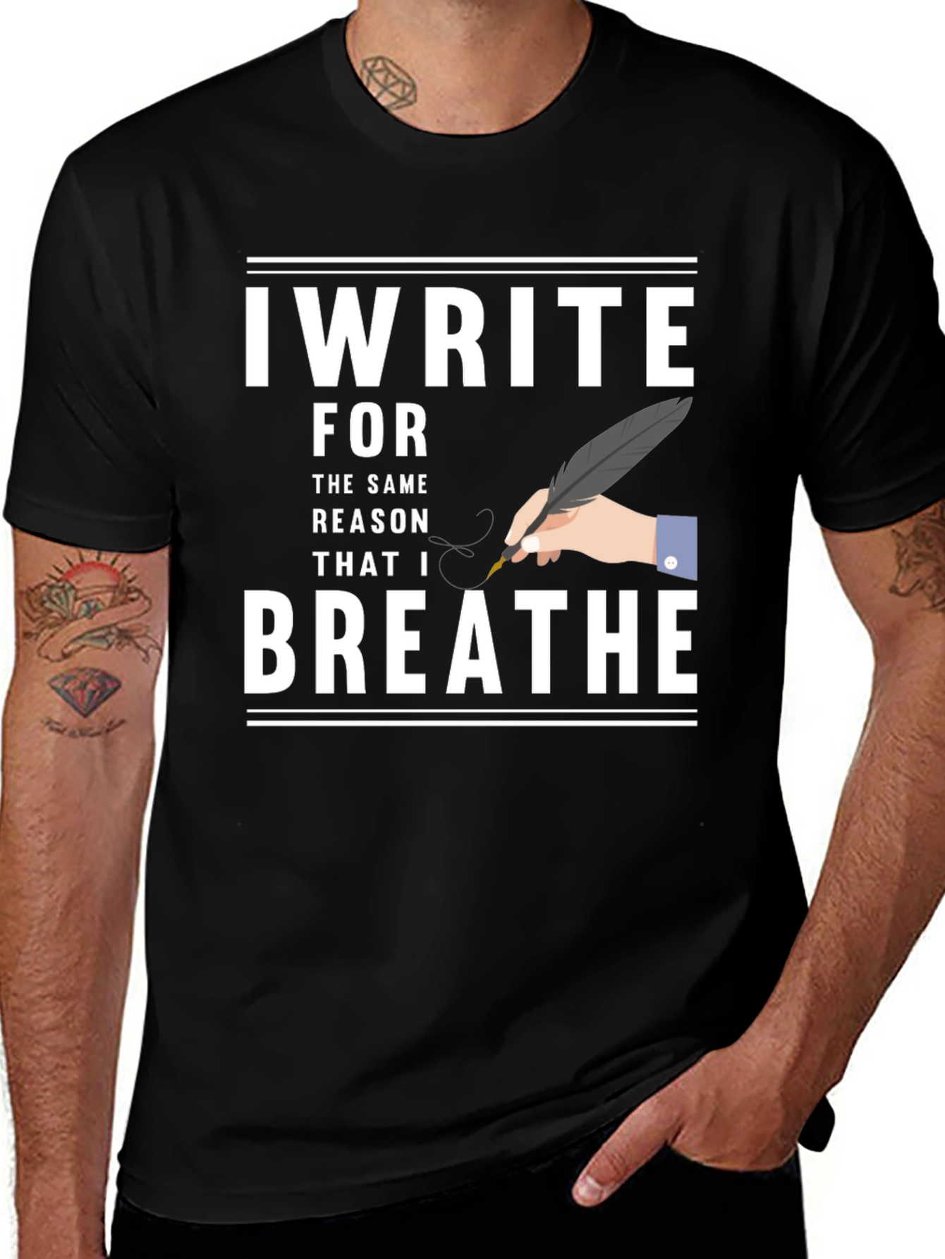 I Write T-Shirt - Writer's Inspiration
