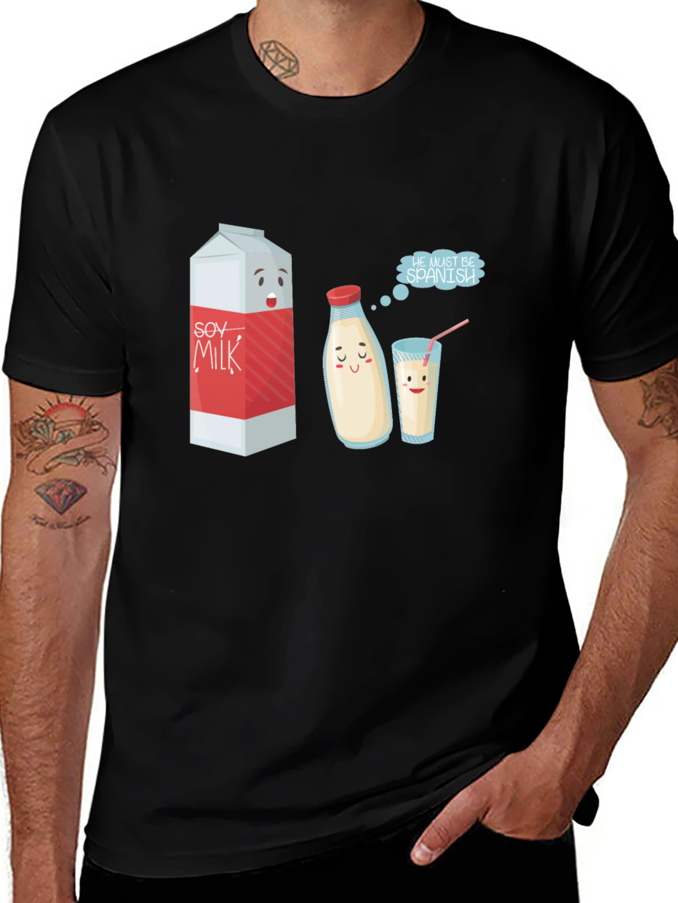 Soy Milk Spanish Humor T-Shirt
