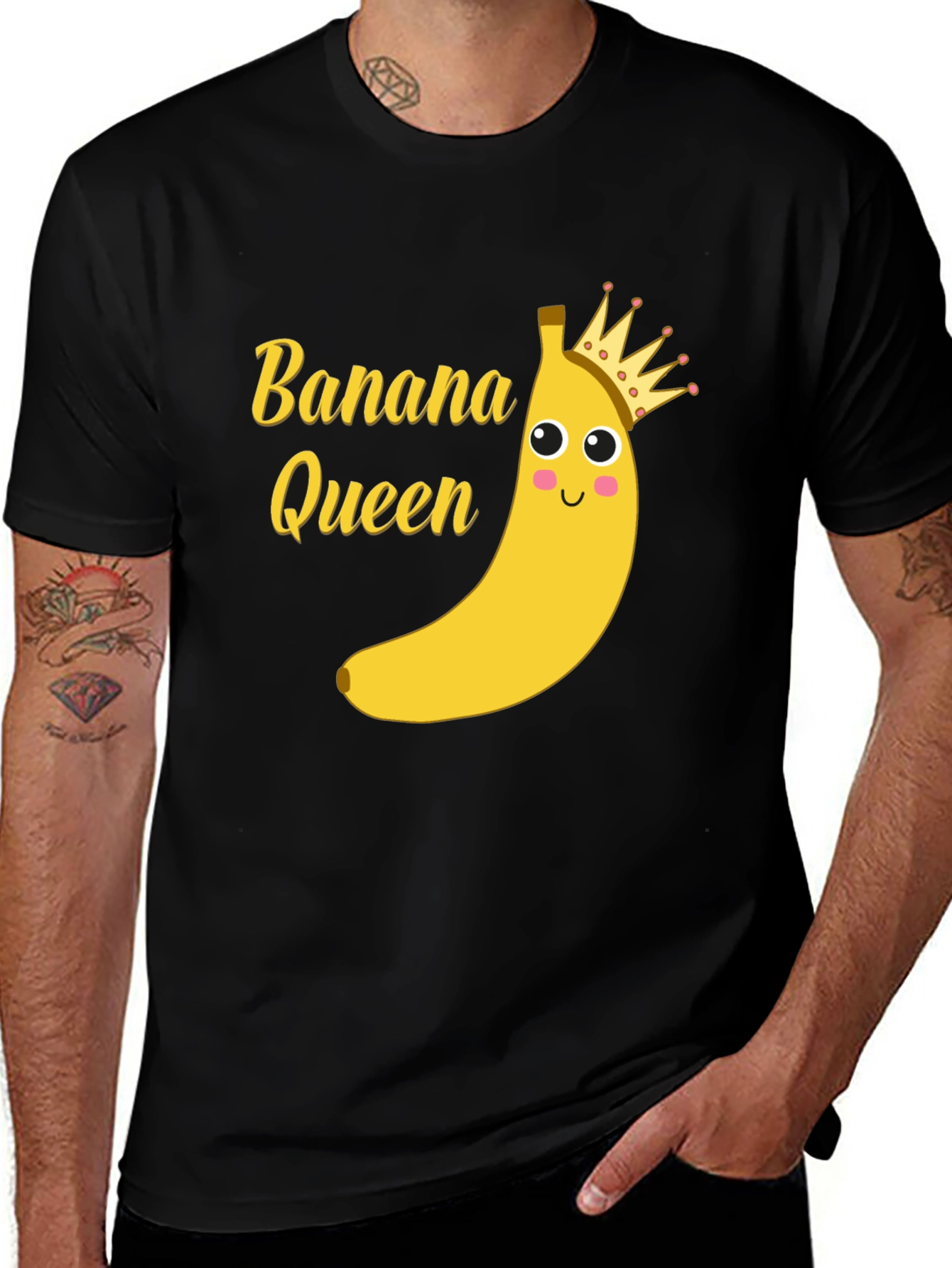 Variant 22 of Banana Queen T-Shirt - Cute & Funny Fruit Graphic Tee
