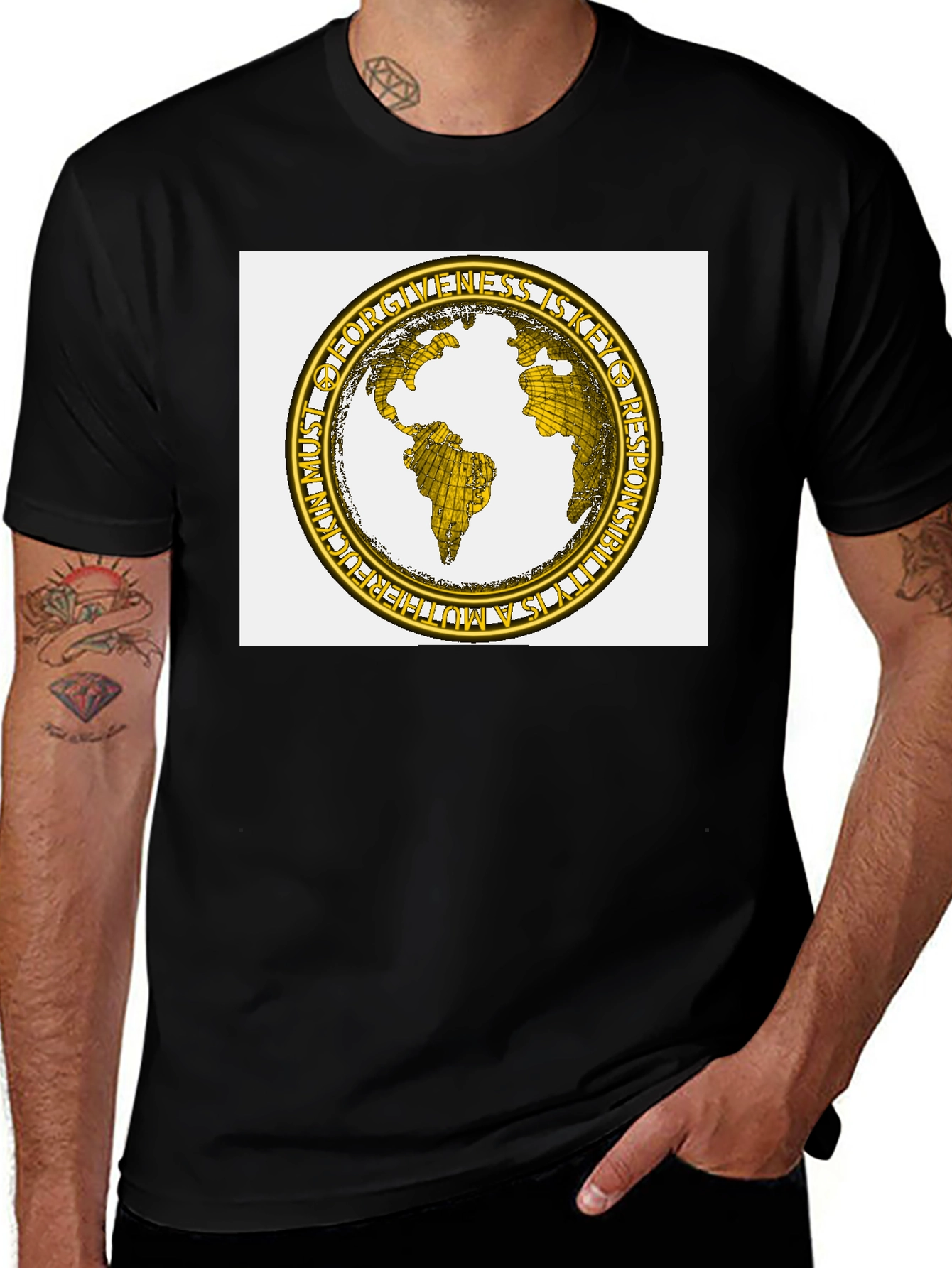 Variant 4 of World Forgiveness T-Shirt