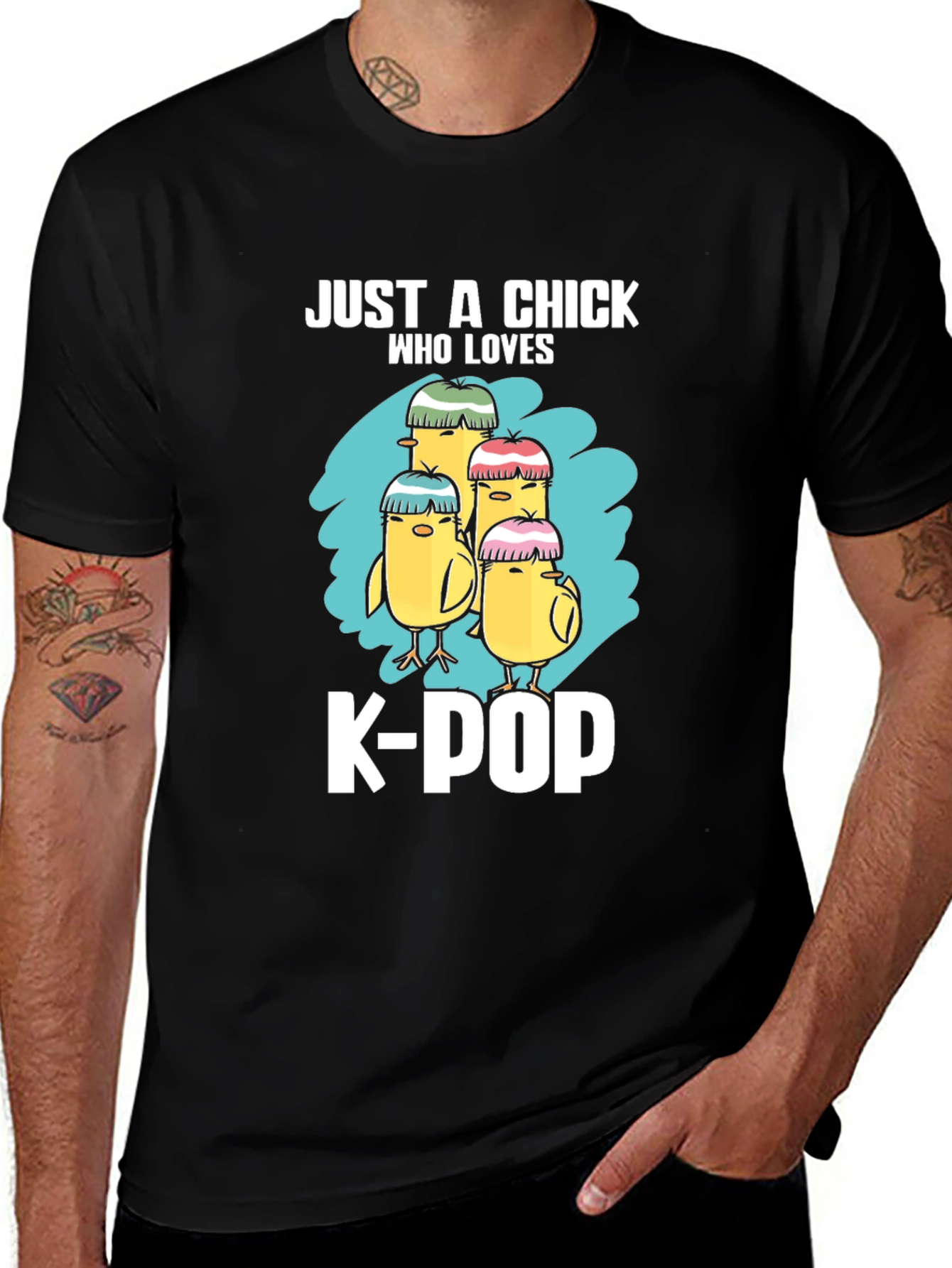 Just A Chick Who Loves K-POP T-Shirt