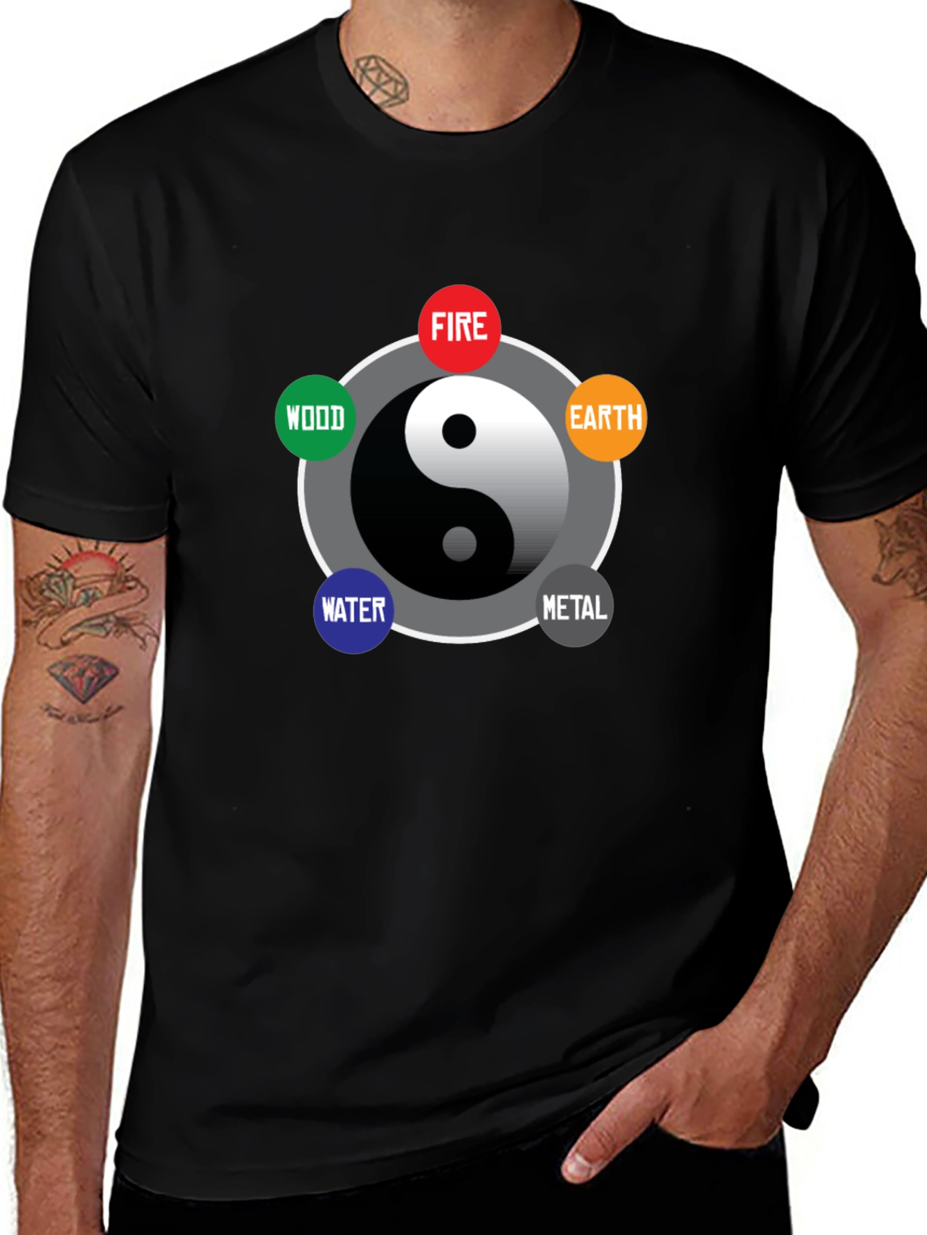 Yin Yang Five Elements T-Shirt
