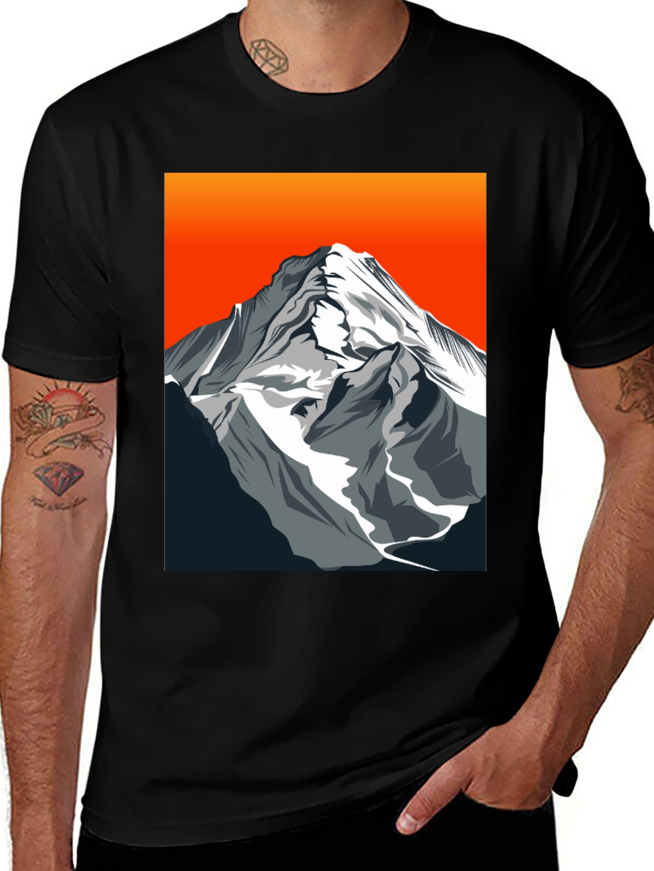 Variant 29 of Mountain Peak Graphic Tee - Adventure Awaits!