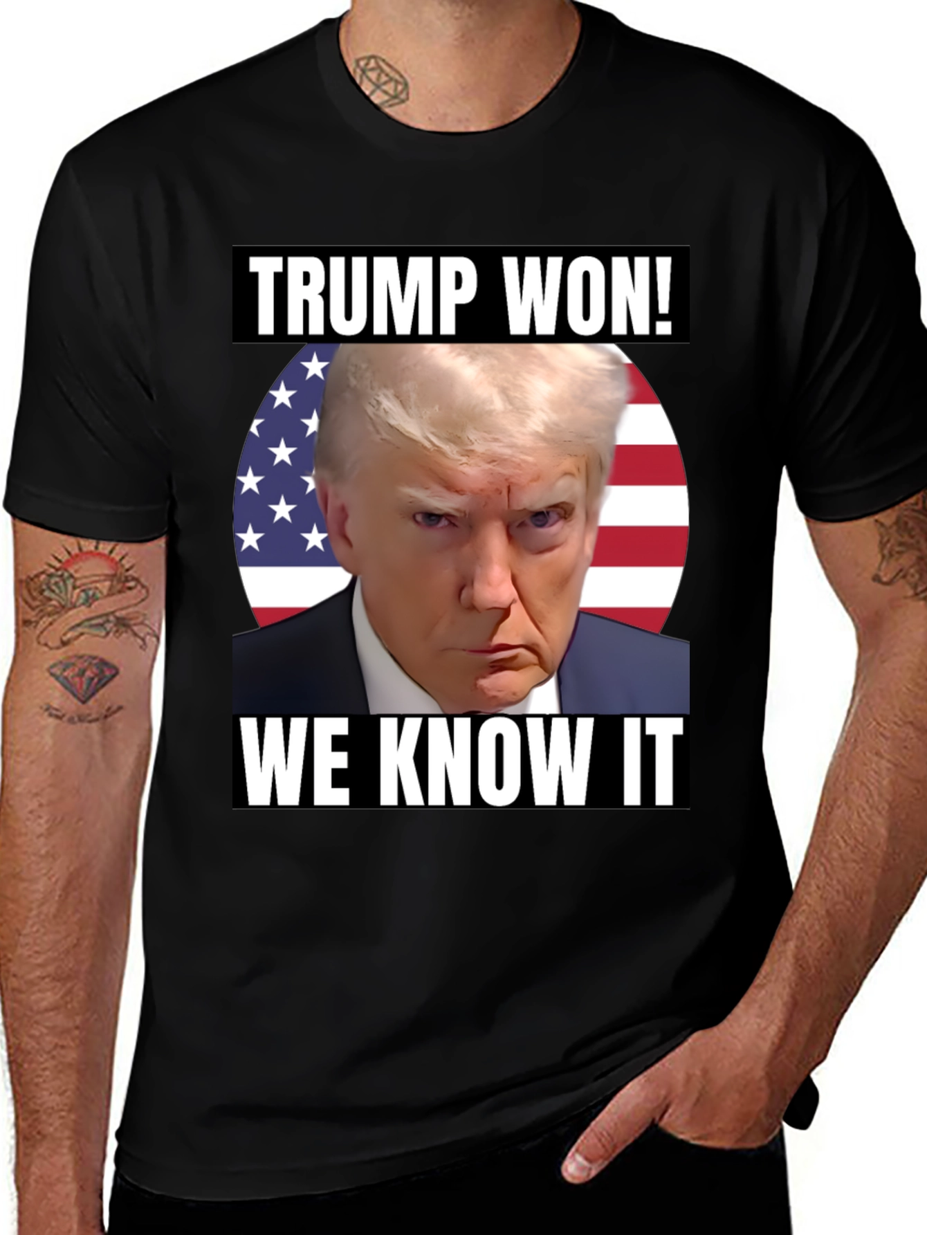 Trump Won! Graphic Tee Patriotic T-Shirt