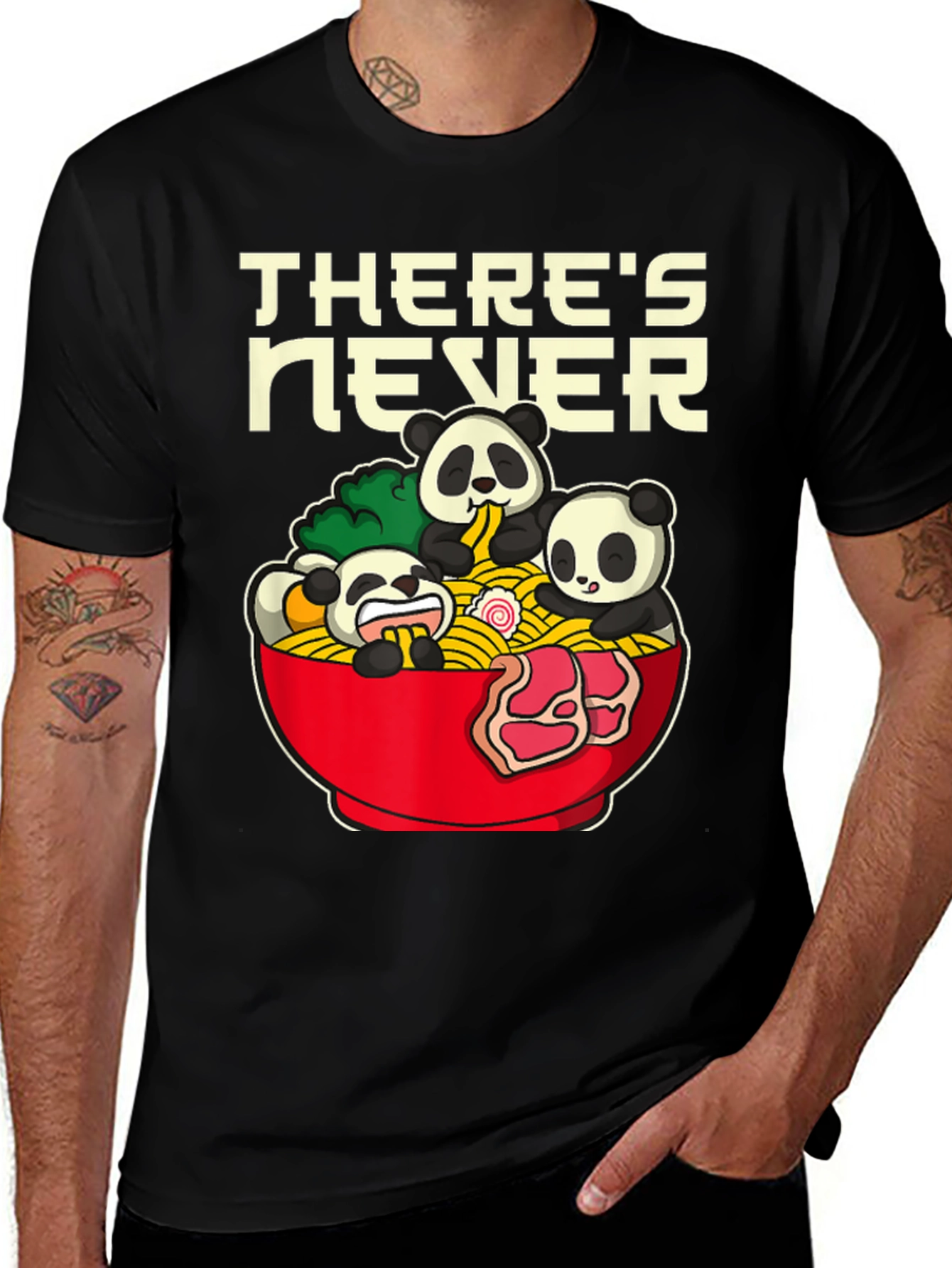 Variant 26 of Panda Ramen Graphic T-Shirt