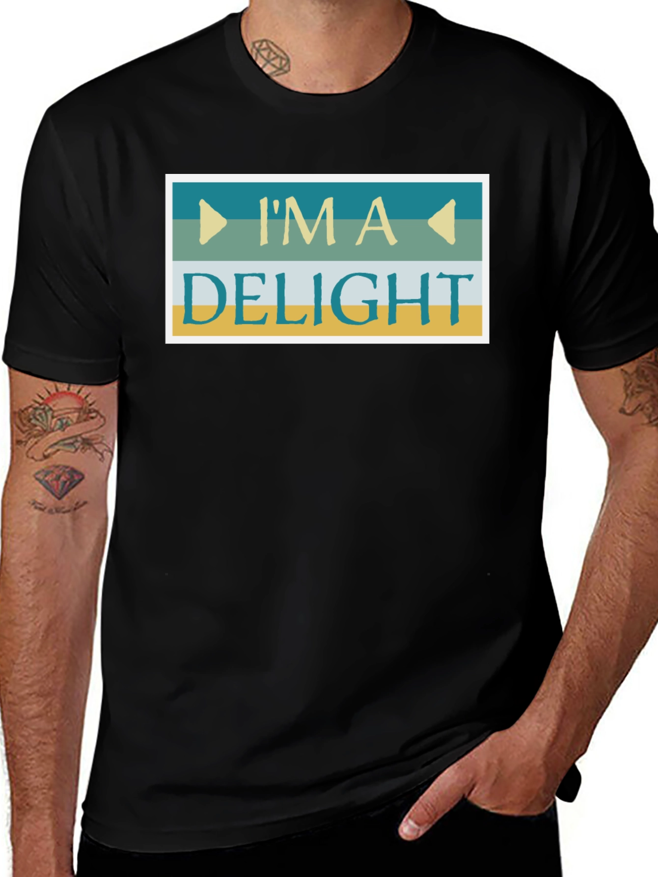 Variant 16 of I'm A Delight T-Shirt - Retro Design