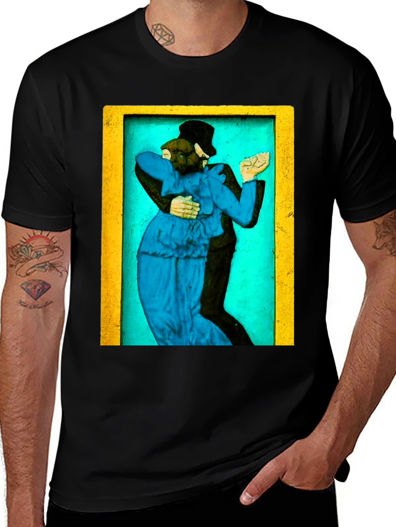 Variant 22 of Tango Art Graphic Tee - Unique Dance Lovers Shirt