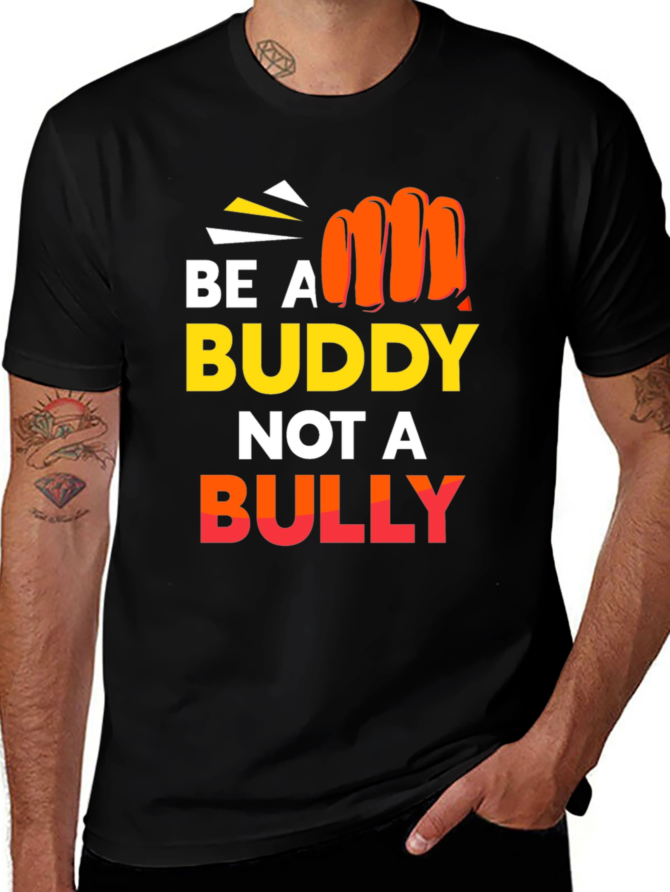 Variant 4 of Be A Buddy Not A Bully Graphic Tee