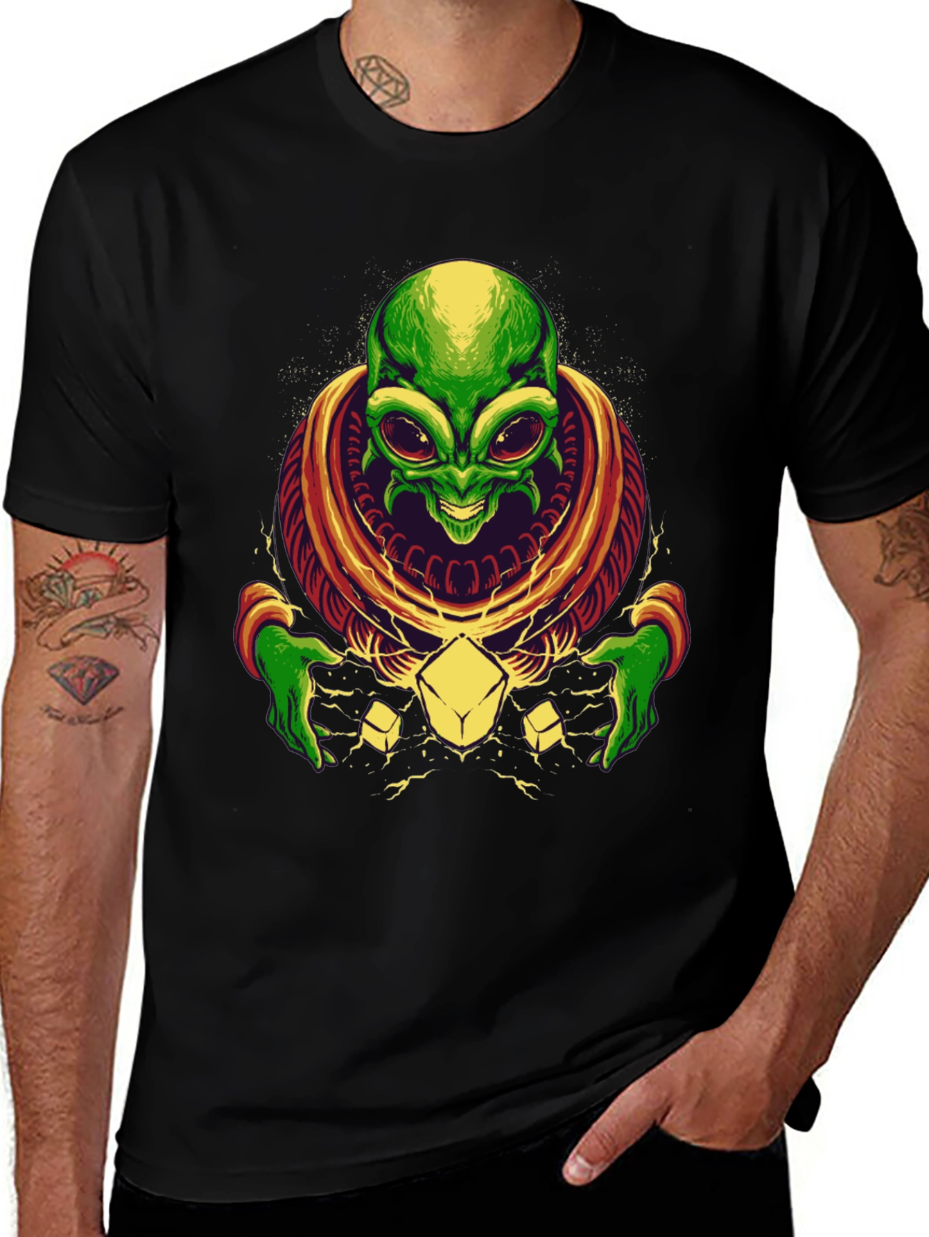Variant 15 of Alien Graphic T-Shirt - Sci-Fi Style